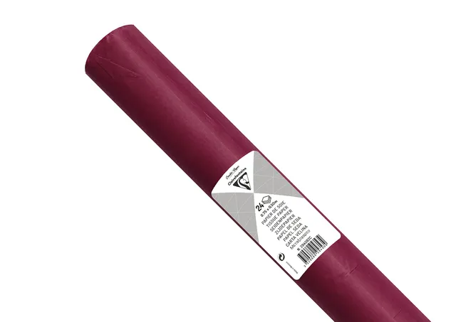 clairefontaine-tulip-papier-de-soie-bordeaux-24-feuilles-50x75 image 1