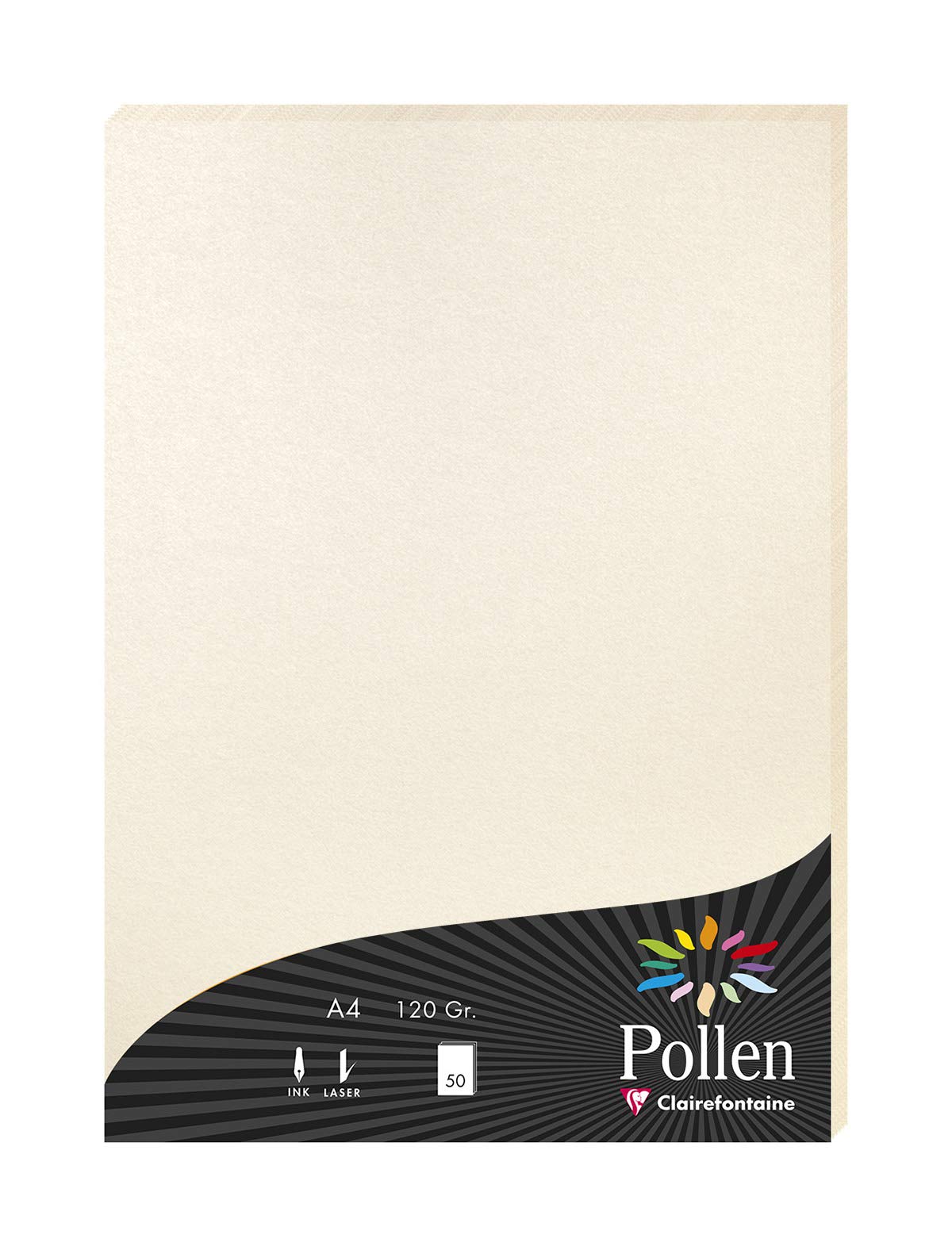 clairefontaine-pollen-feuilles-a4-210g-argent-paquet-de-25 image 5