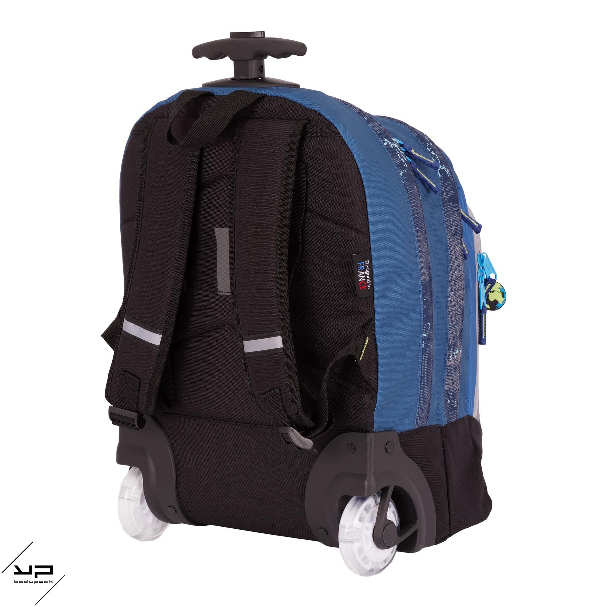 bodypack-objectif-lune-sac-dos-roulettes-bleu-primaire image 3