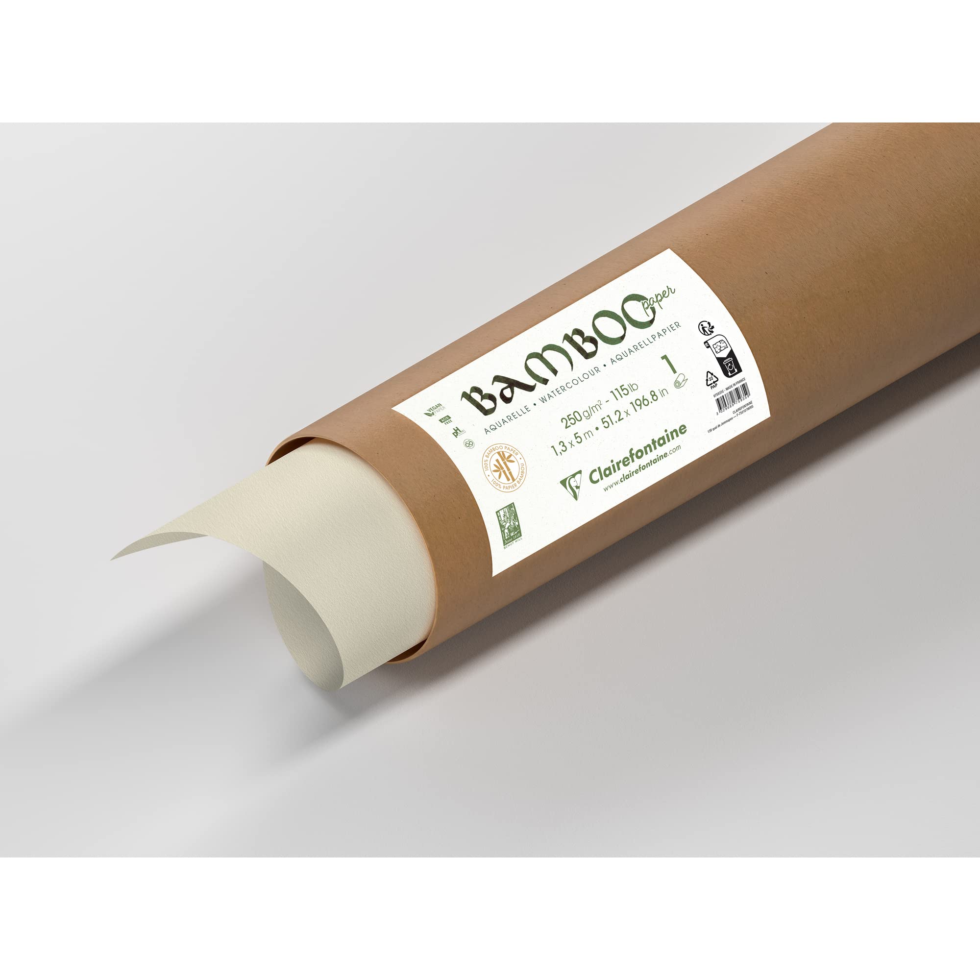 clairefontaine-painton-bamboo-975935c-rouleau-1-30x5m-250g image 1