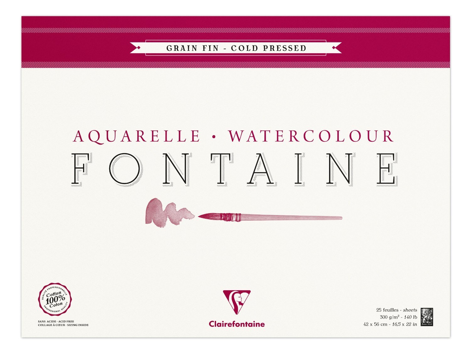 clairefontaine-fontaine-bloc-aquarelle-18x24-100-coton-25-feuilles image 7