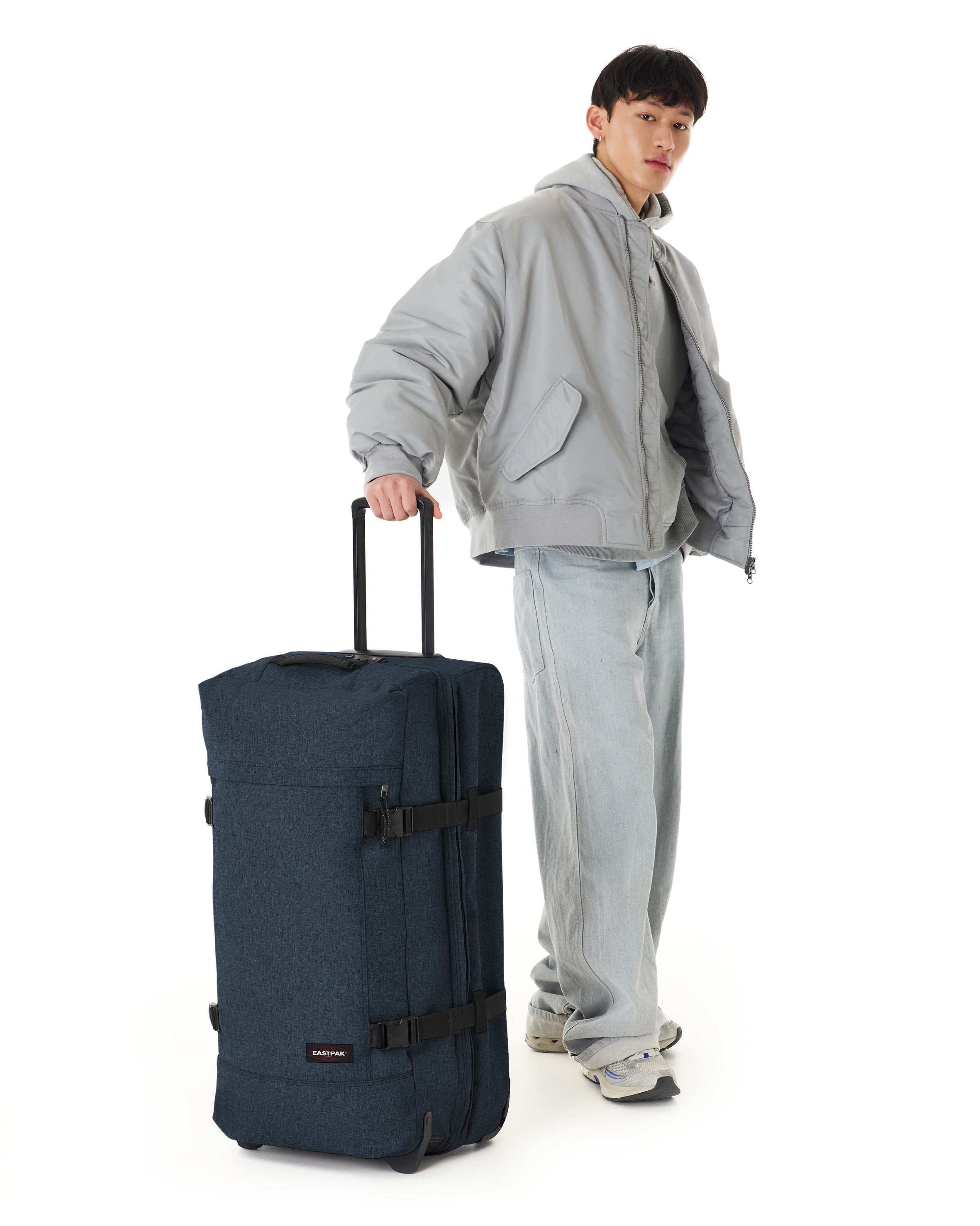 eastpak-tranverz-l-valise-souple-triple-denim-79-cm-cadenas-tsa image 4