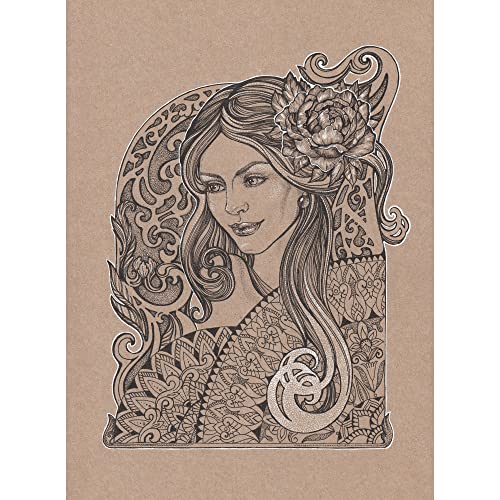 clairefontaine-tulip-paper-papier-kraft-brun-a4-400g-10-feuilles image 8