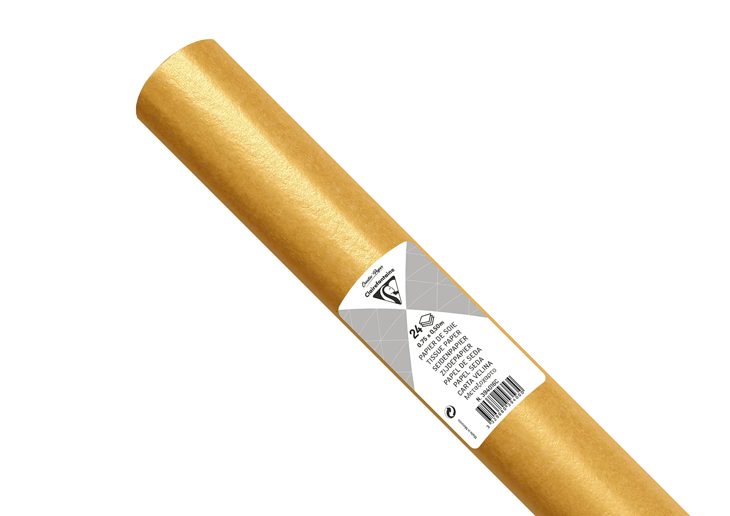 clairefontaine-tulip-394016c-papier-soie-50x75-jaune-or-24-feuilles image 1