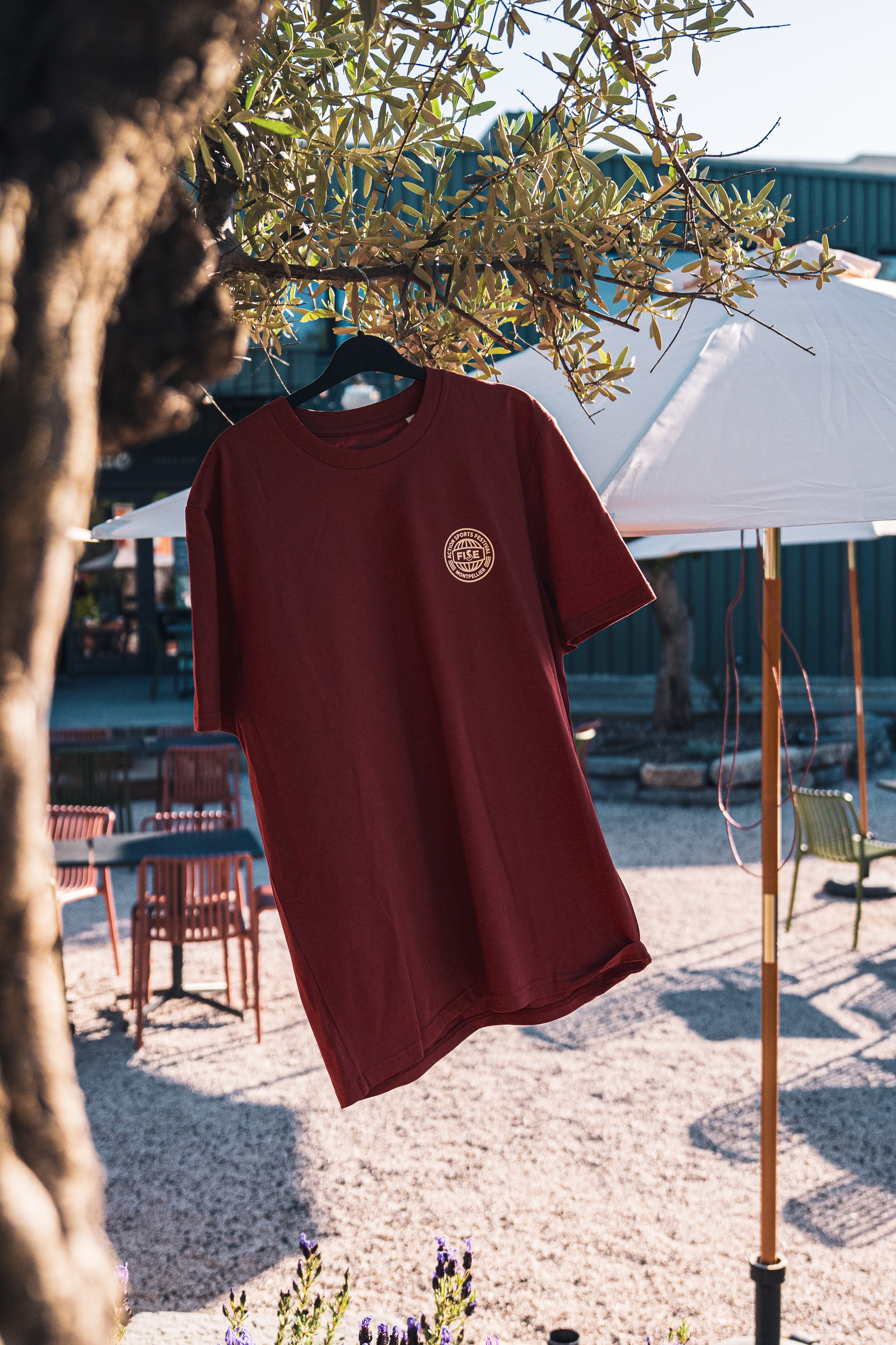fise-event-ocre-t-shirt-homme-manche-courte-ocre image 3