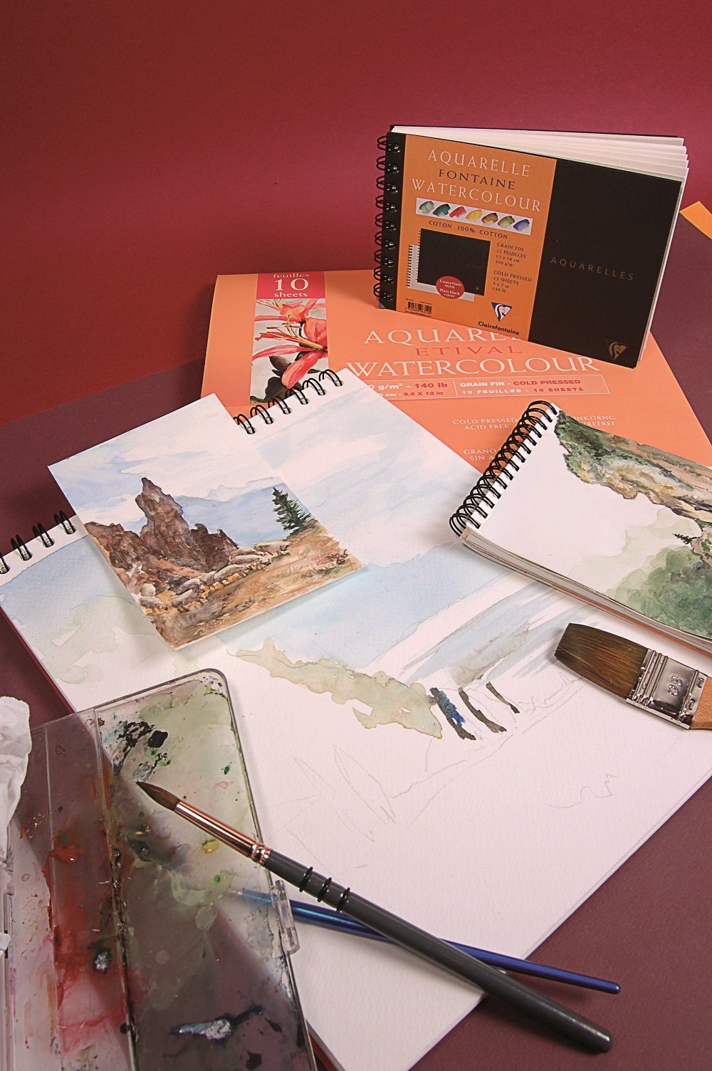 clairefontaine-96563c-bloc-papier-etival-blanc-36x48-cm-300g image 3