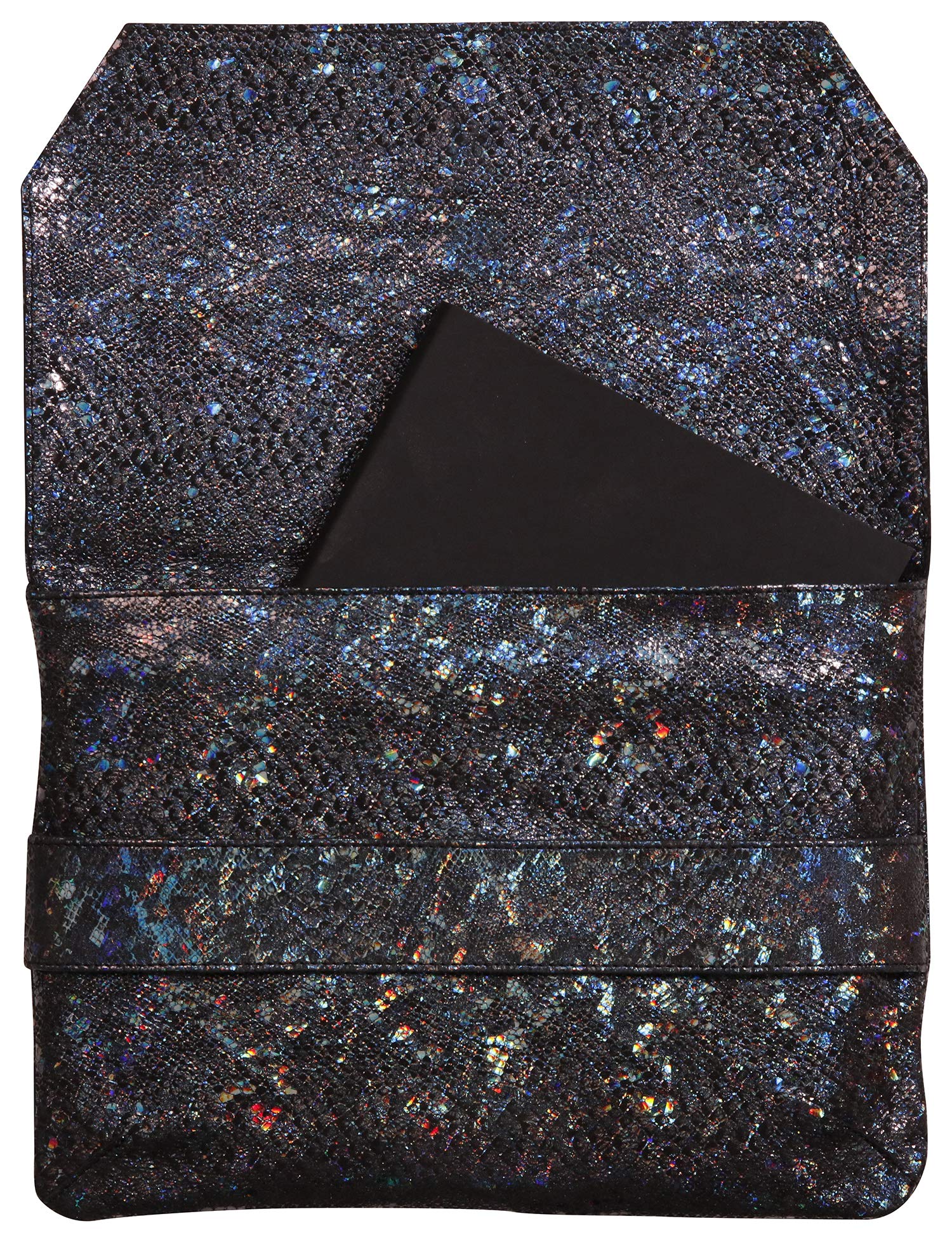 clairefontaine-age-bag-pochette-cuir-agneau-noir-lazer-noir image 2