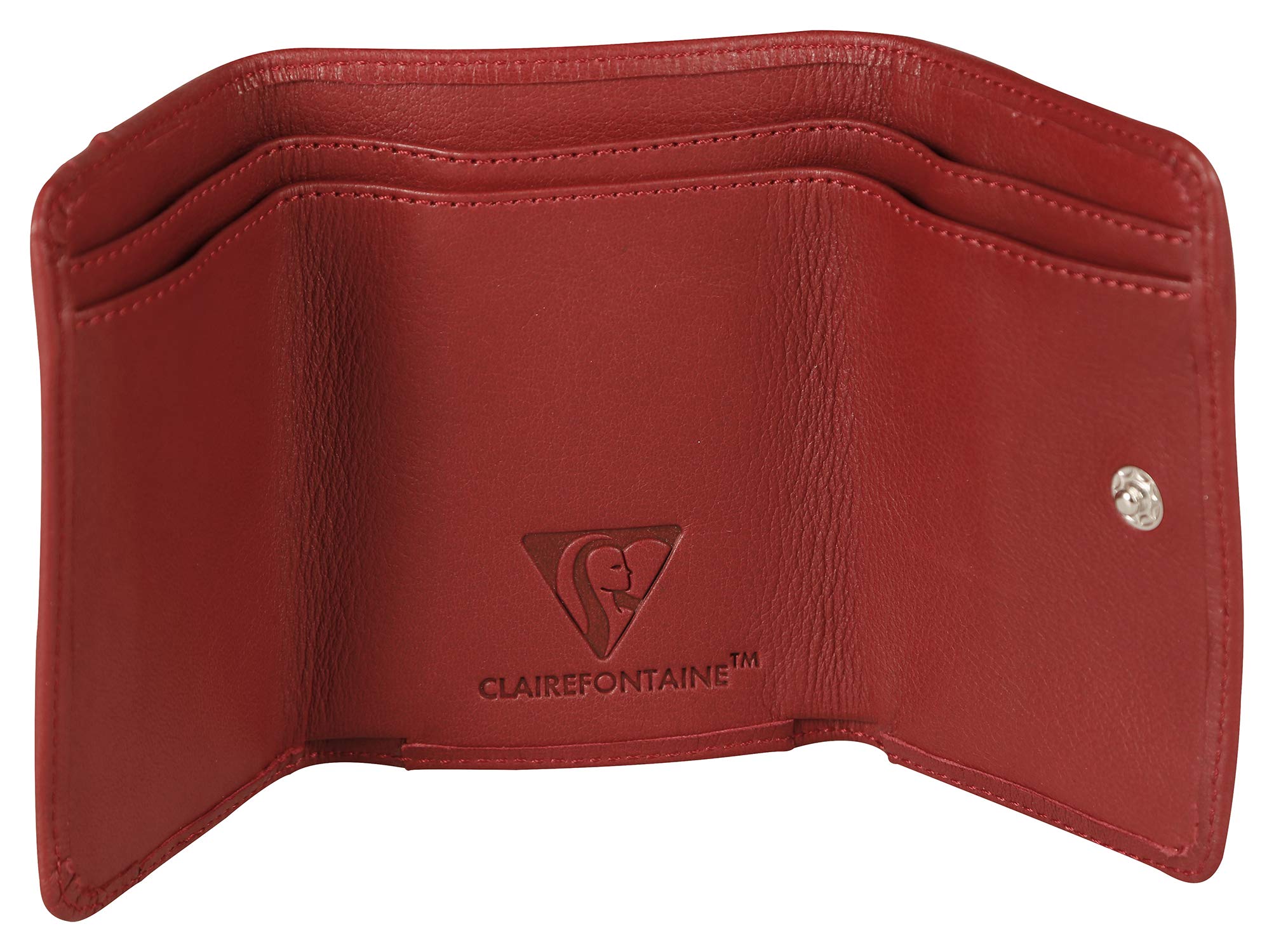 clairefontaine-age-bag-portefeuille-cuir-rouge-11-5x8-cm image 5