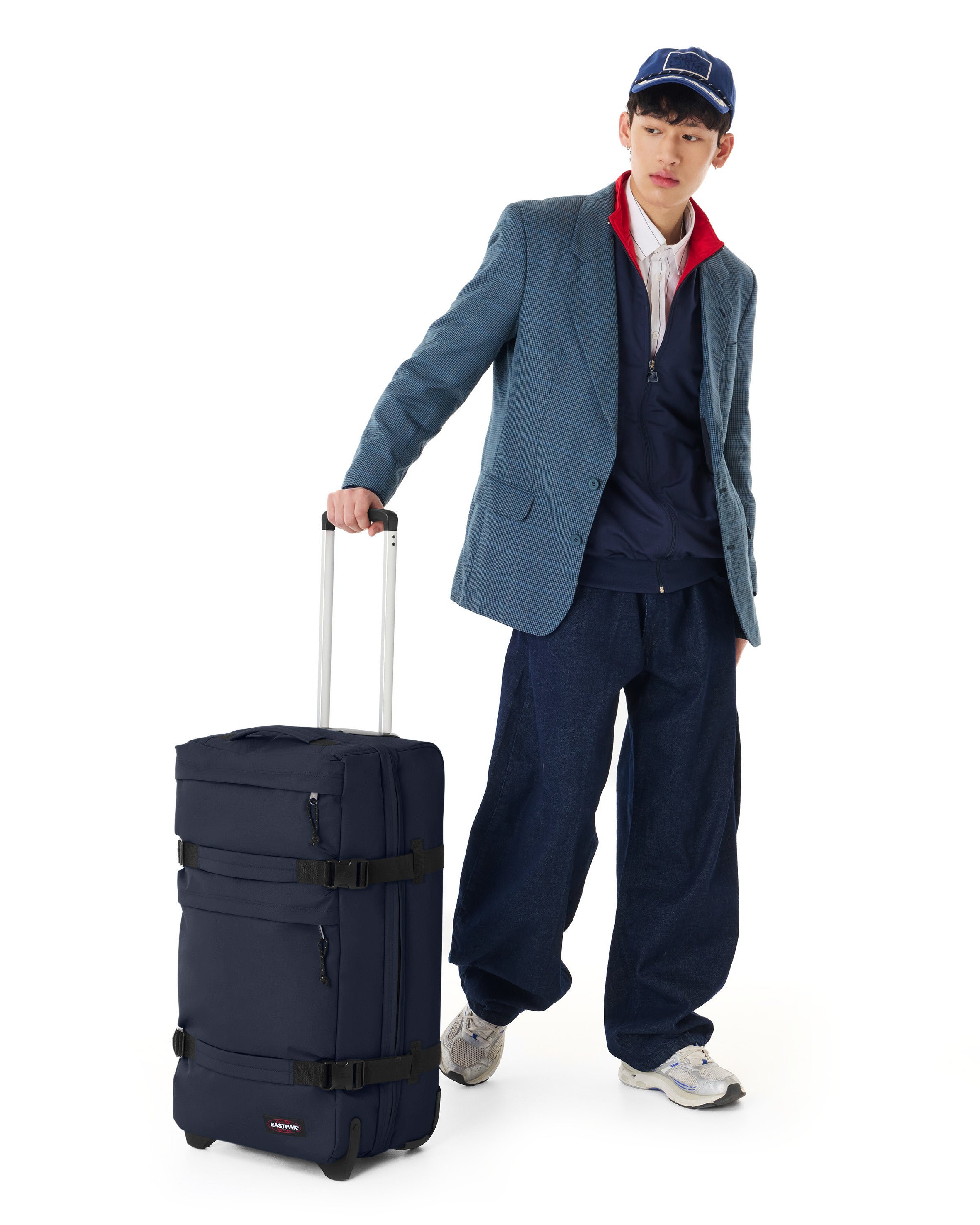 eastpak-transit-r-plus-m-valise-ultra-marine-2-roues-tsa image 4