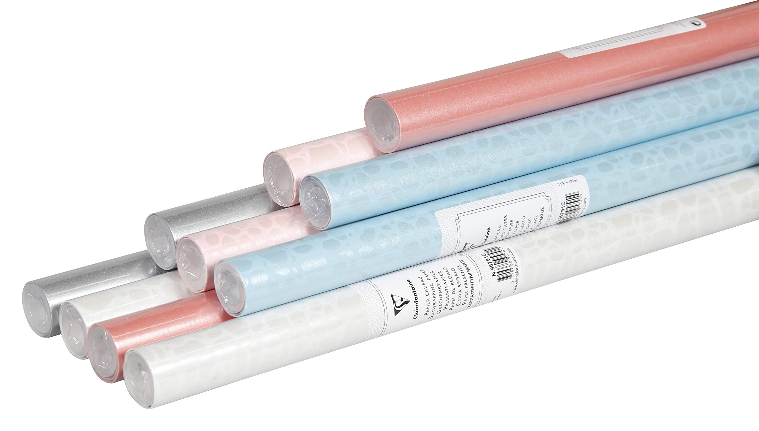 clairefontaine-tulip-papier-cadeau-kraft-pain-d-pices-12-rouleaux image 7