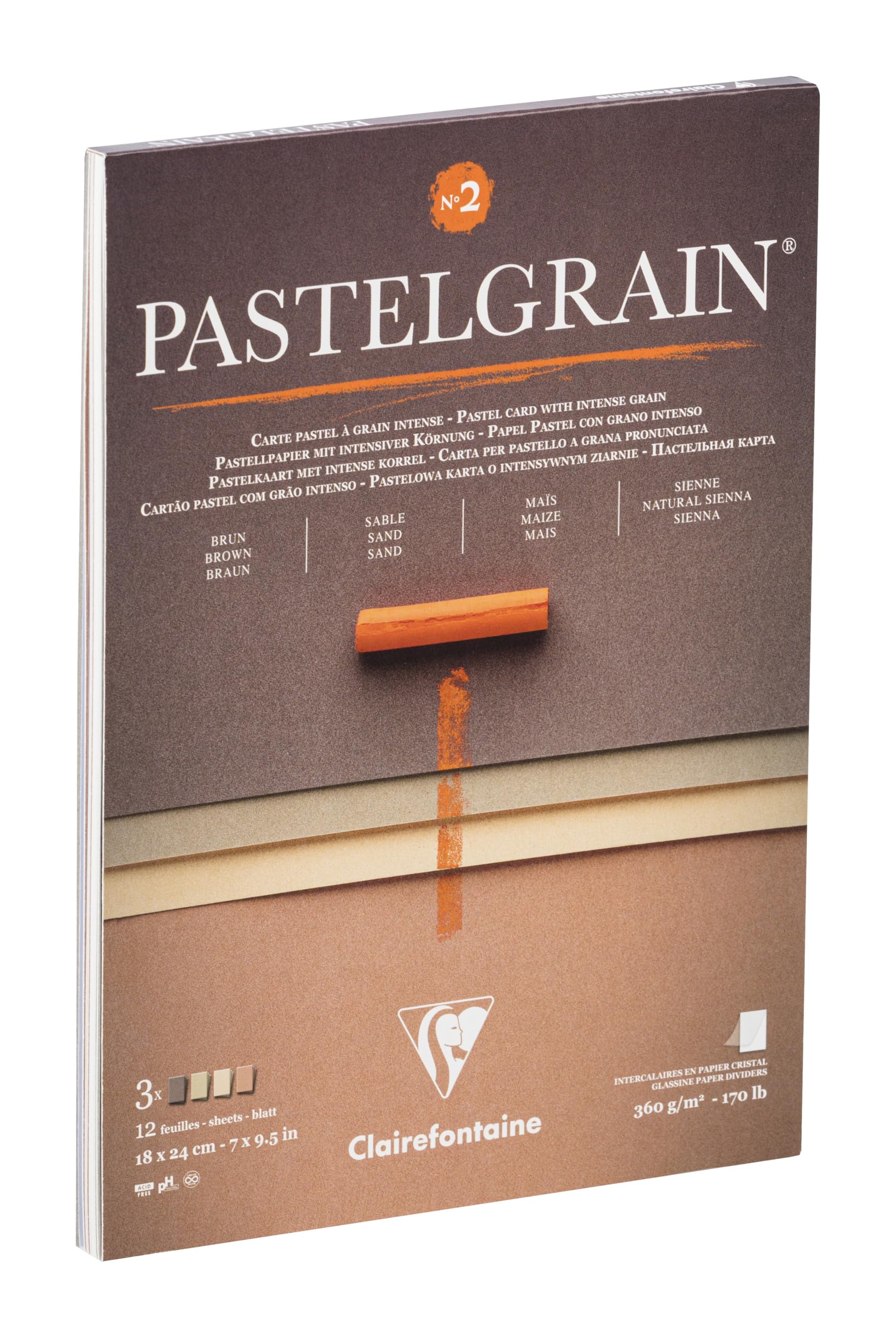 clairefontaine-painton-976060c-bloc-pastel-18x24-naturel image 1