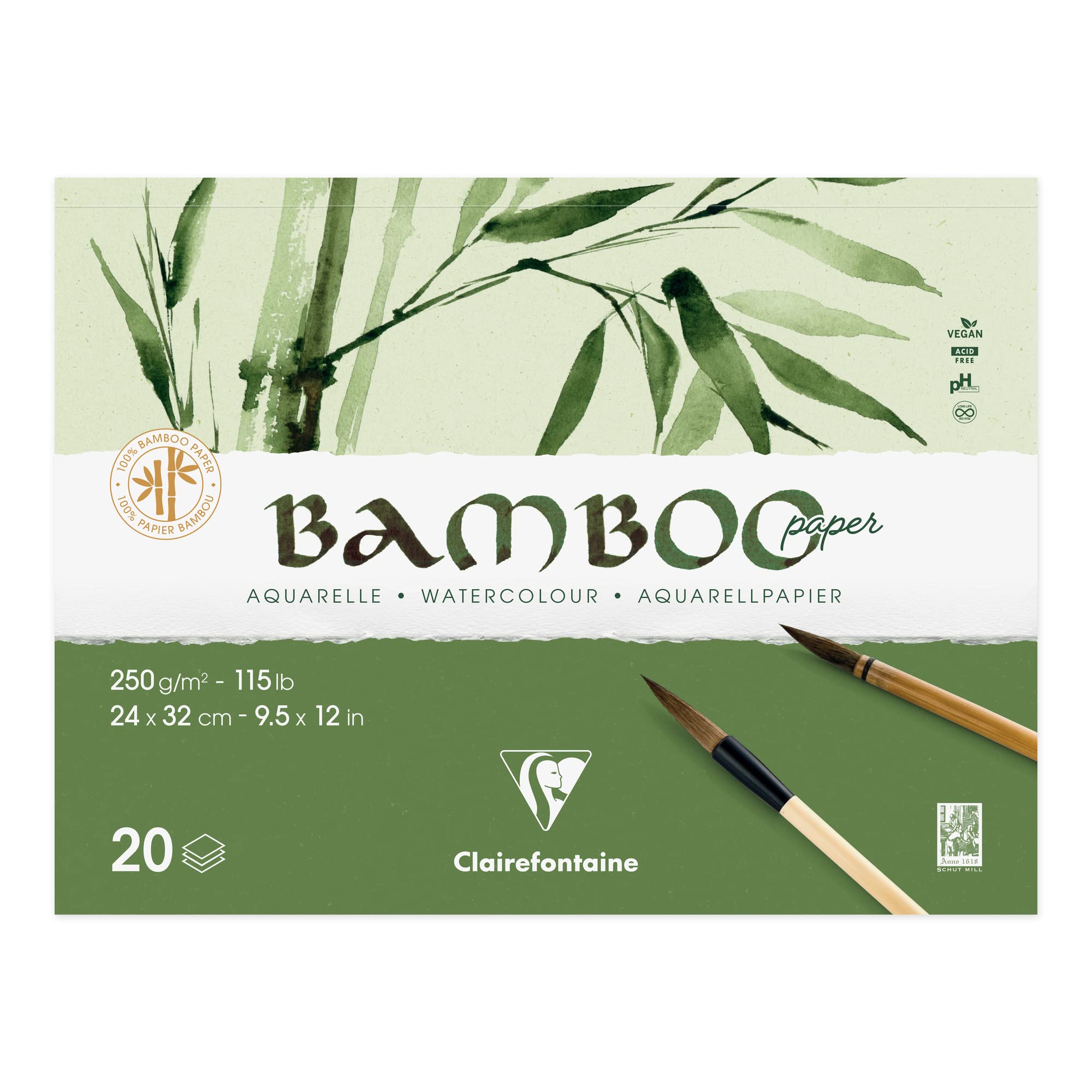 clairefontaine-painton-bloc-bamboo-aquarelle-250g-20-feuilles-10x15-cm image 8