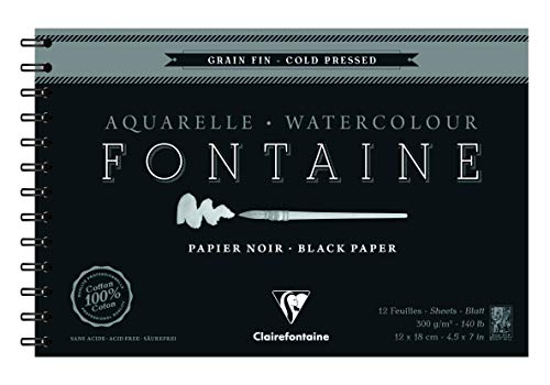 clairefontaine-painton-album-spirale-noir-19x26-300g-12f image 6