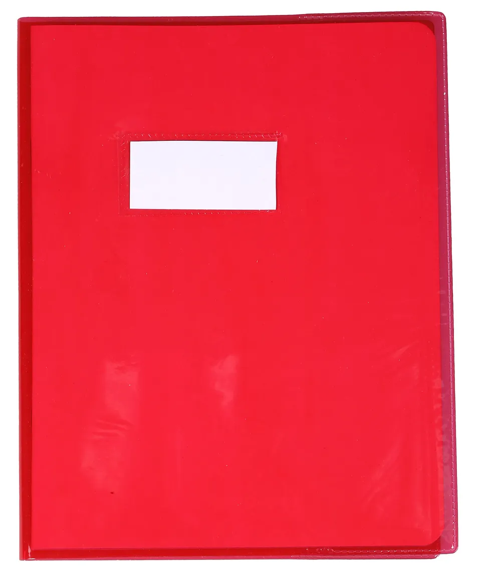 calligraphe-cristalux-prot-ge-cahier-rouge-17x22-22-100e image 1