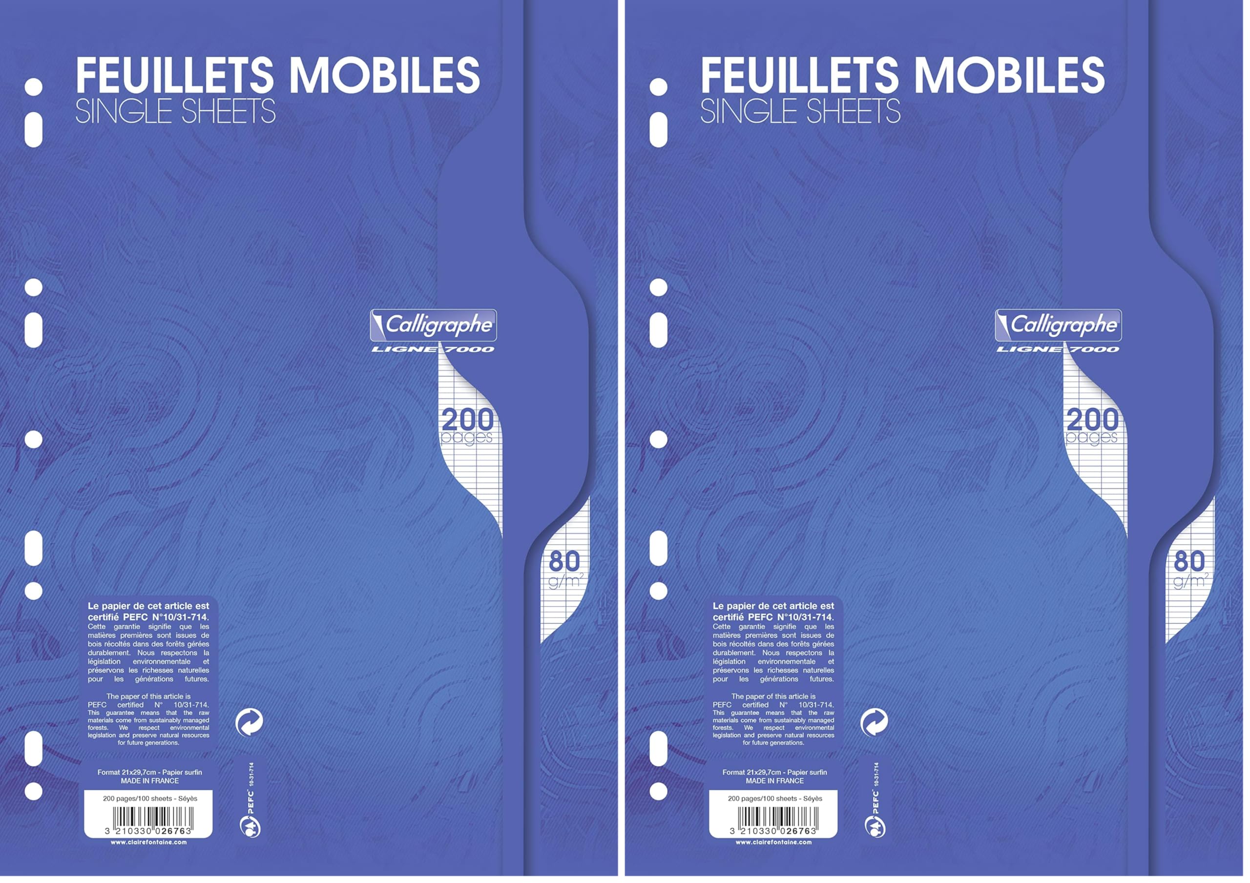 calligraphe-feuillets-mobiles-a4-200p-s-y-s-80g image 4