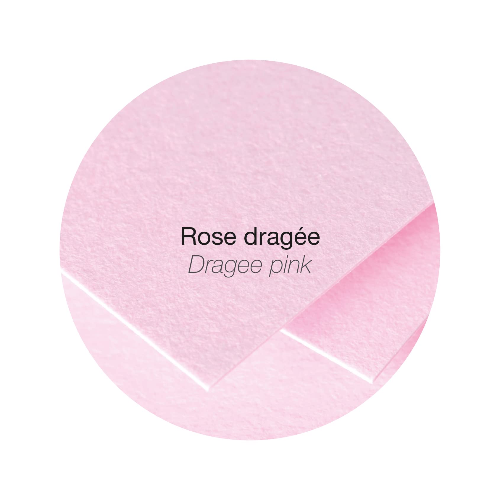clairefontaine-pollen-14213c-papier-a4-160g-rose-drag-e-50-feuilles image 2