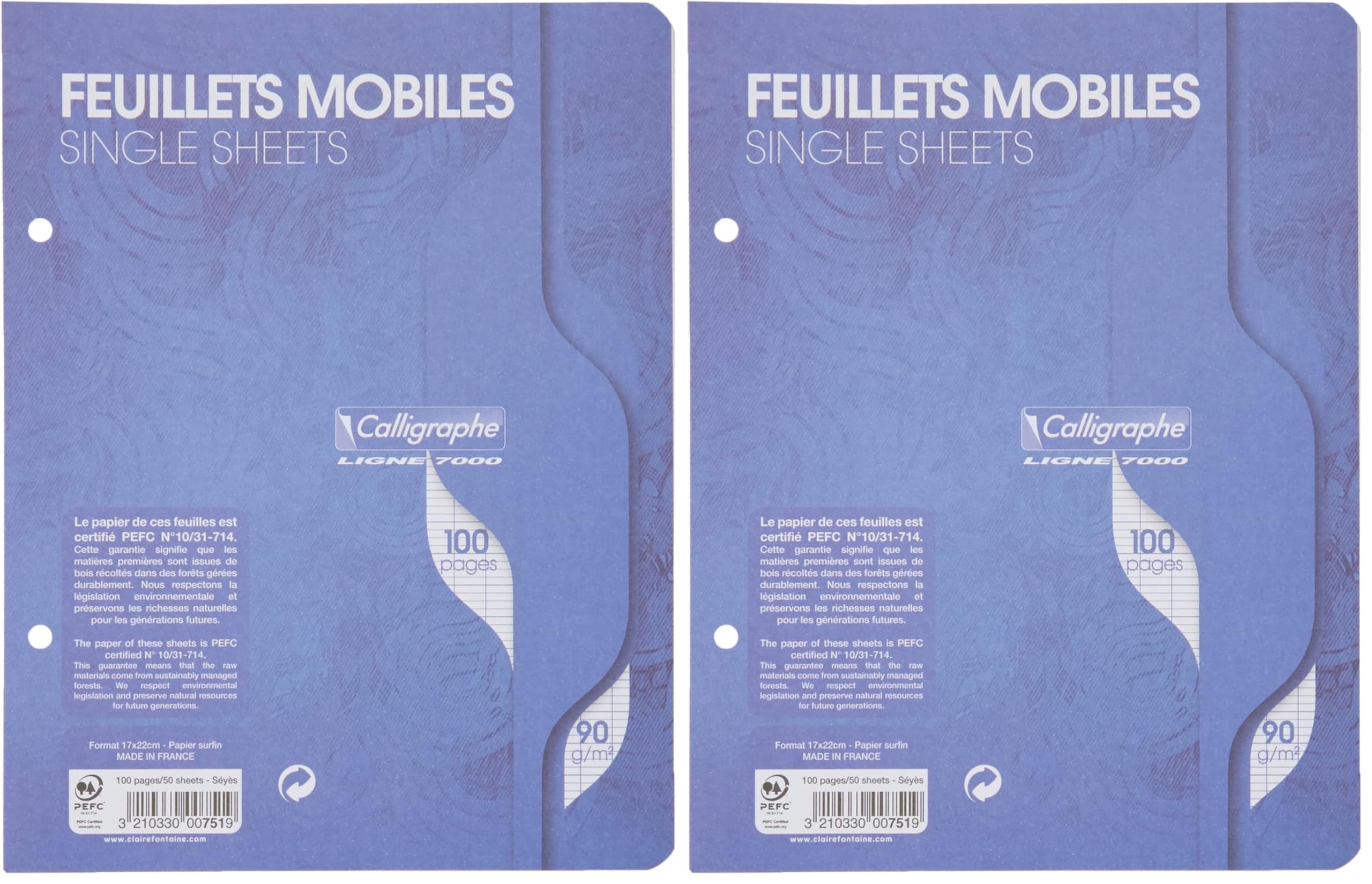 clairefontaine-calligraphe-feuillets-17x22-grands-carreaux-100-pages image 4