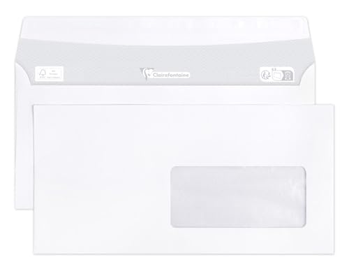 clairefontaine-triomphe-enveloppe-dl-blanche-80g-x500 image 5