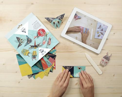 clairefontaine-tulip-kit-origami-60-feuilles-insectes-70g image 8