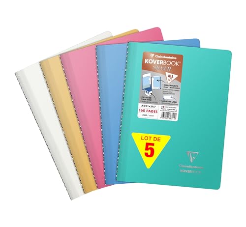 clairefontaine-376741c-koverbook-silver-cahier-a4-lot-de-5 image 8