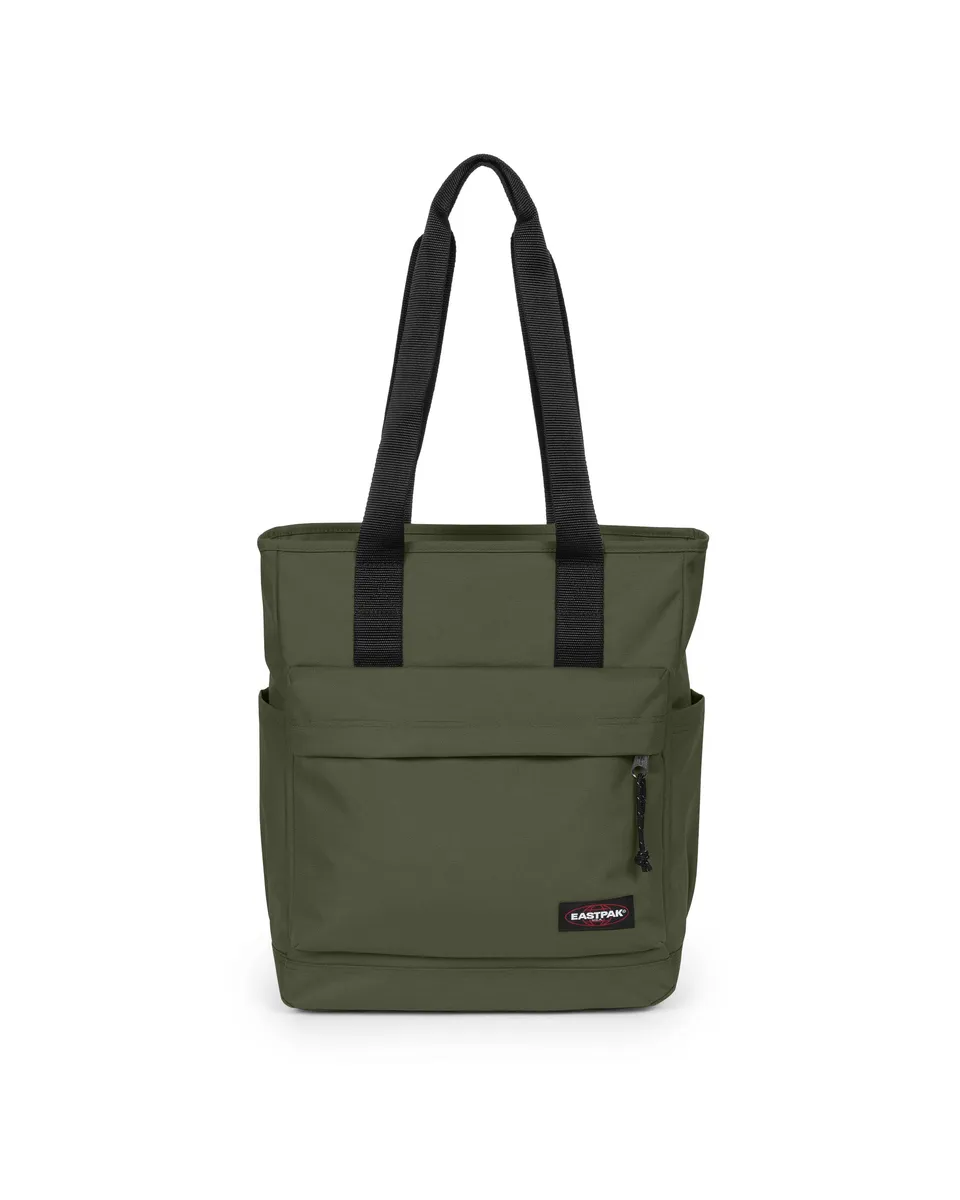 eastpak-tote-pocket-tote-bag-dark-khaki-moyen-16-pouces image 1