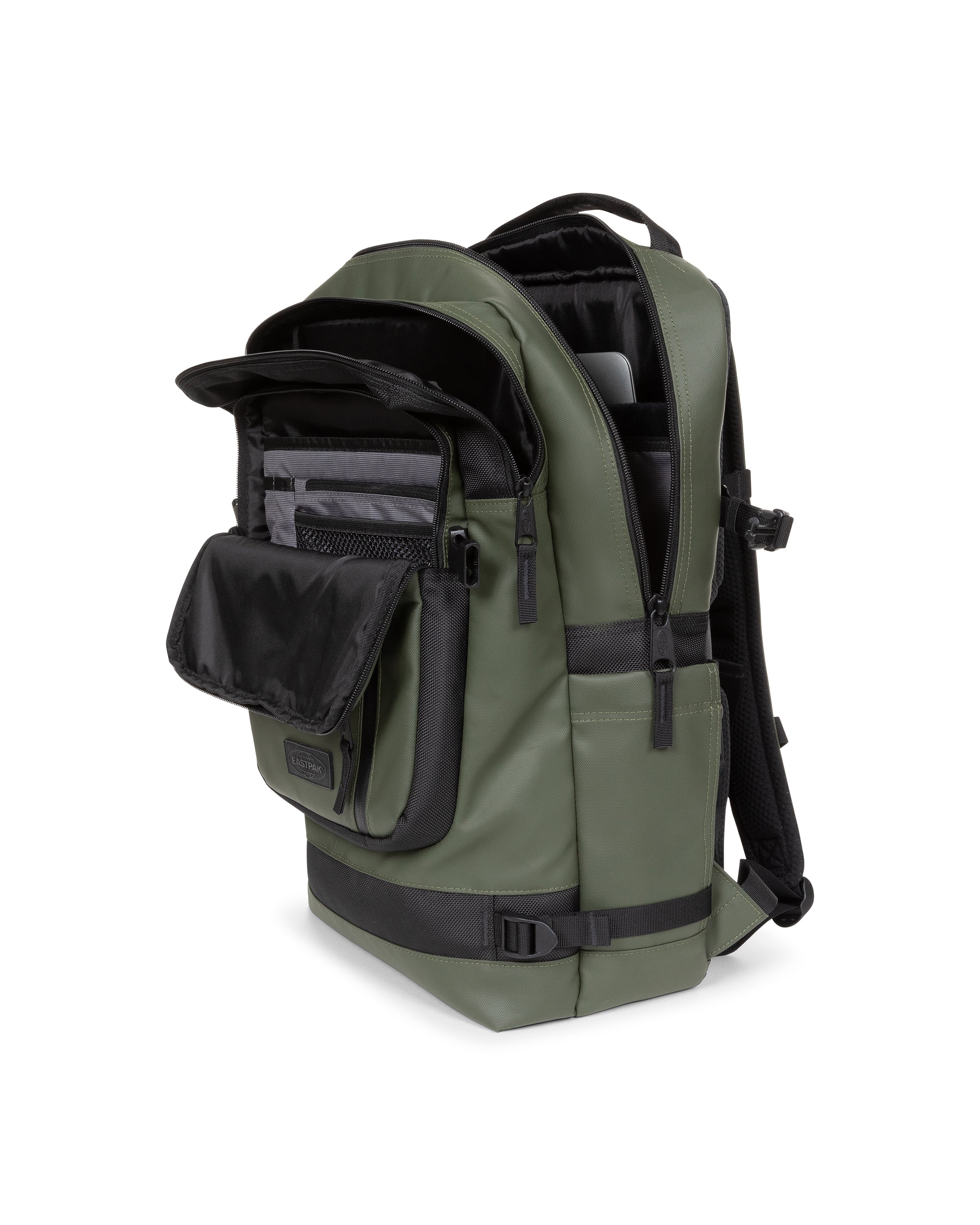 eastpak-cnnct-sac-dos-ordinateur-15-pouces-kaki-grand-tecum-l image 2