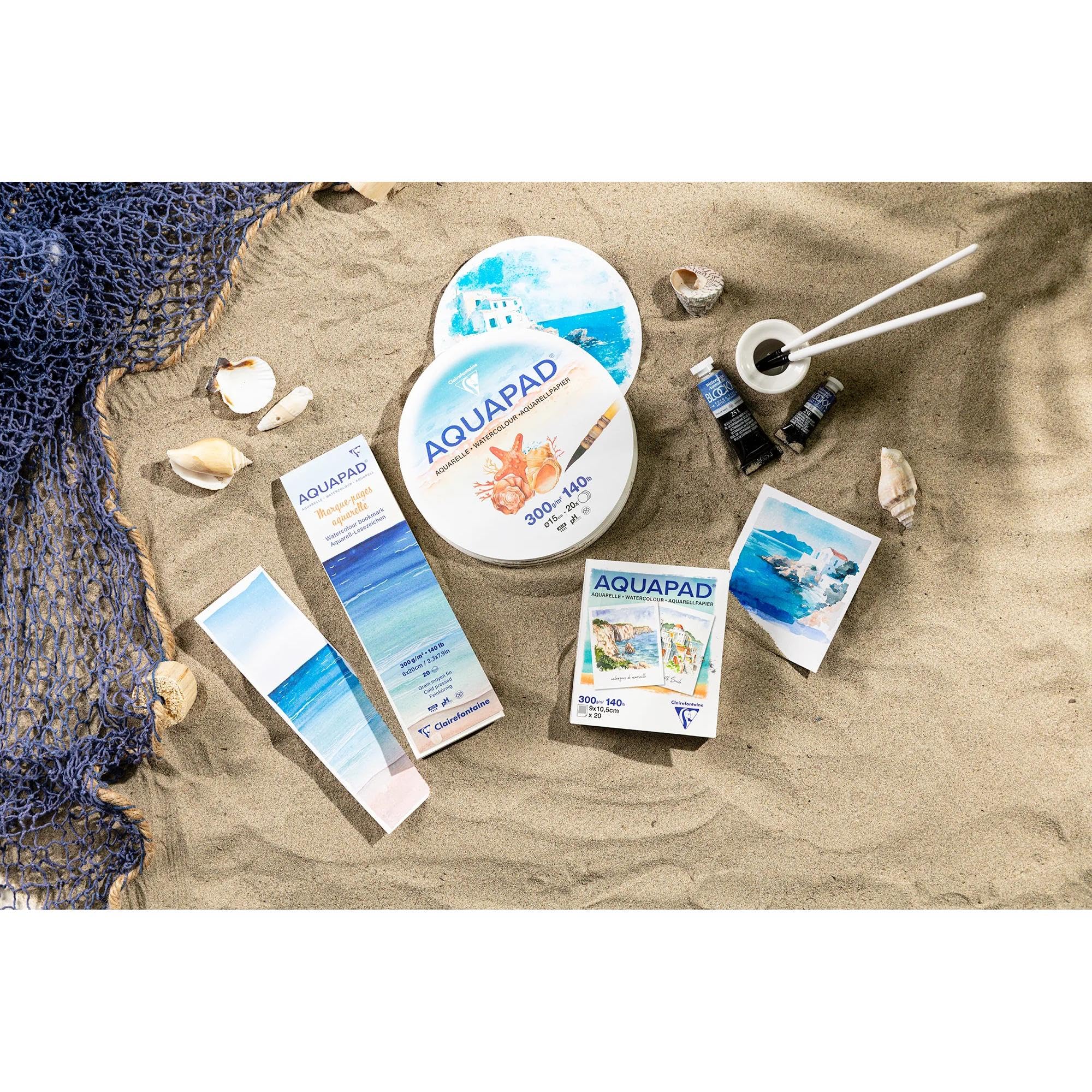 clairefontaine-painton-mini-bloc-aquapad-20-feuilles-9x10-5cm-300g image 5