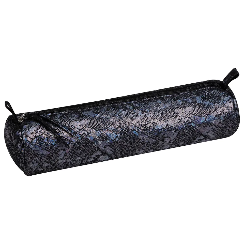 clairefontaine-age-bag-410027c-trousse-ronde-cuir-cailles-noir image 1