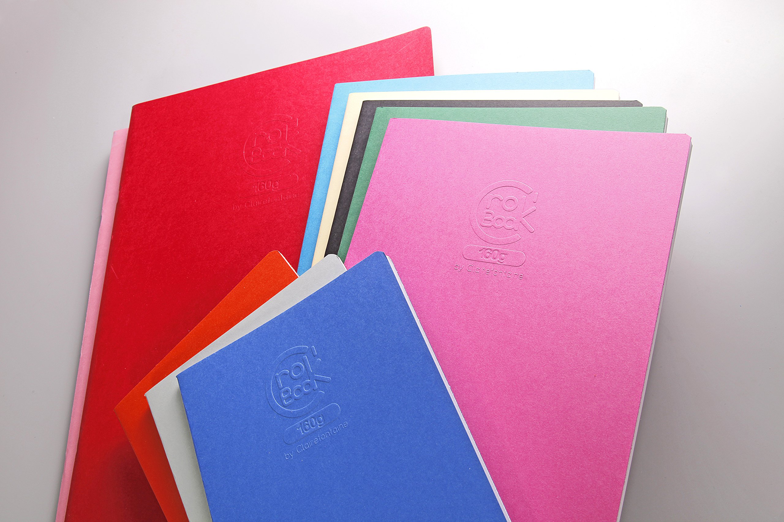 clairefontaine-crok-book-cahier-dessin-a4-90g-couverture-rouge image 5