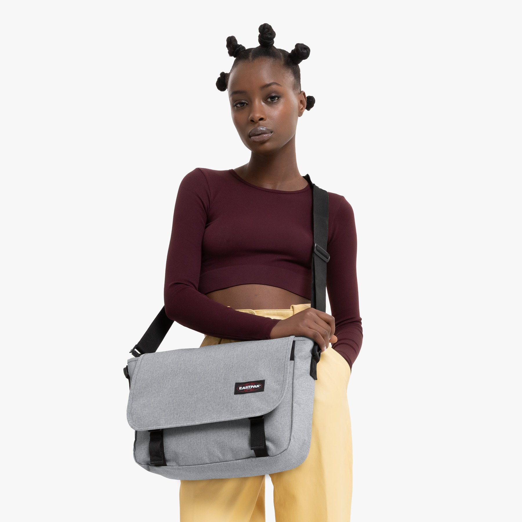 eastpak-jr-sacoche-bandouli-re-sunday-grey-petit image 2