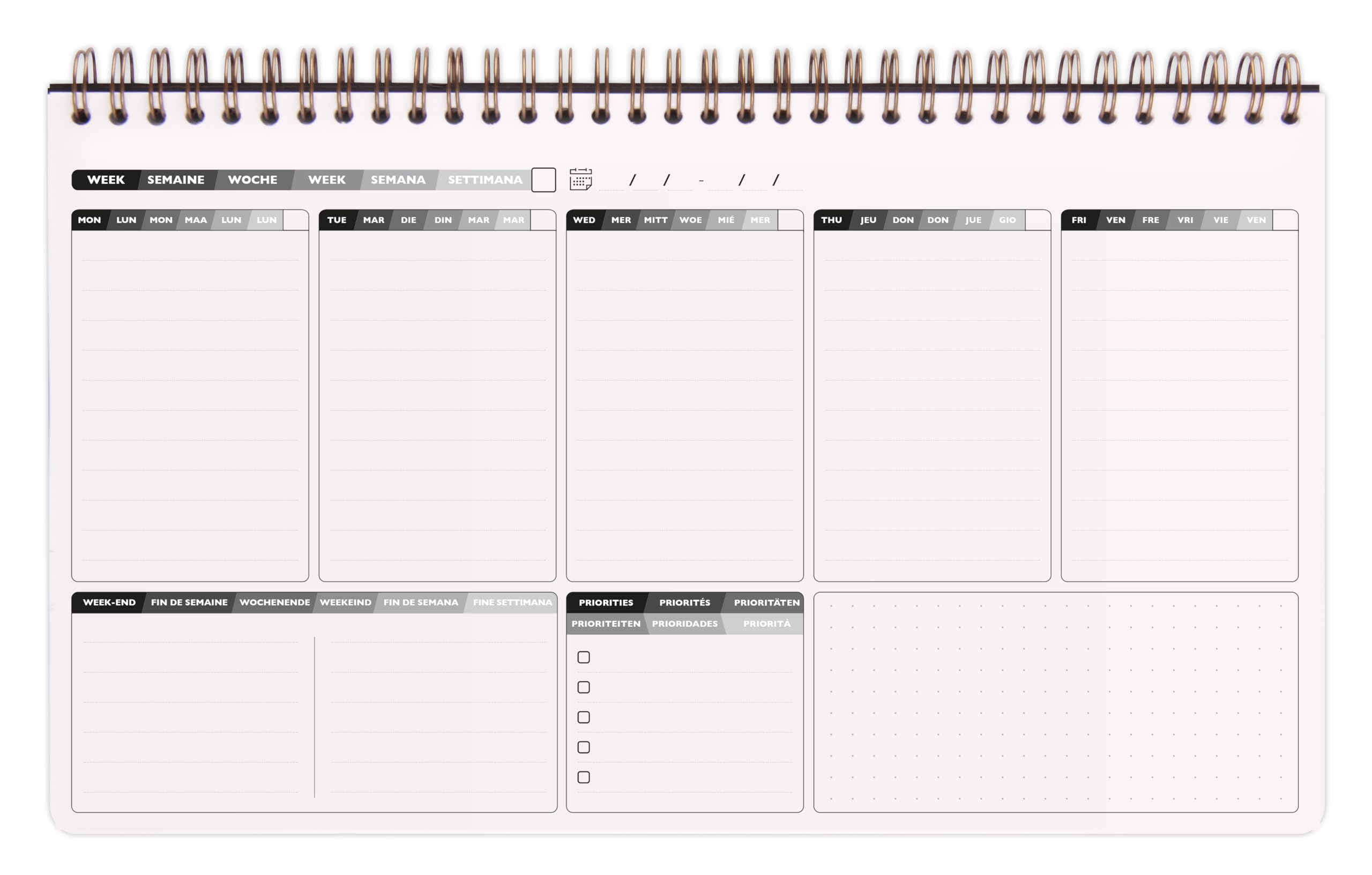 clairefontaine-age-bag-nomaddict-planner-hebdomadaire-tabac-spirale image 2