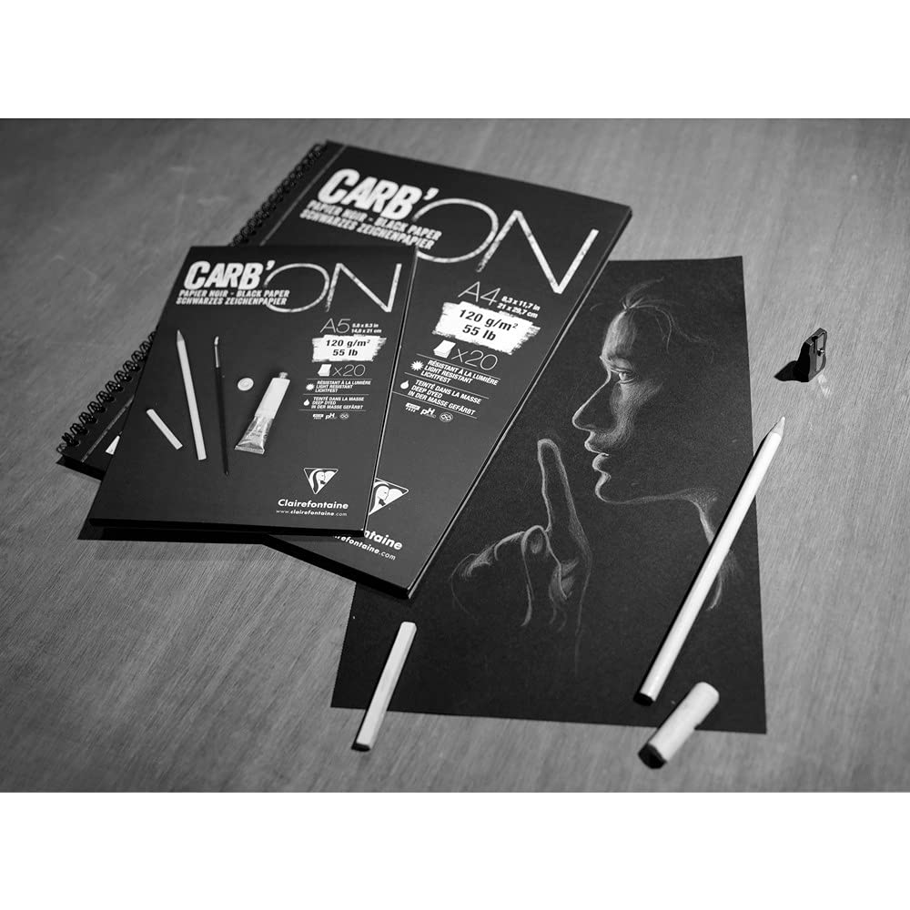 clairefontaine-painton-975042c-bloc-dessin-noir-a5-120g image 3