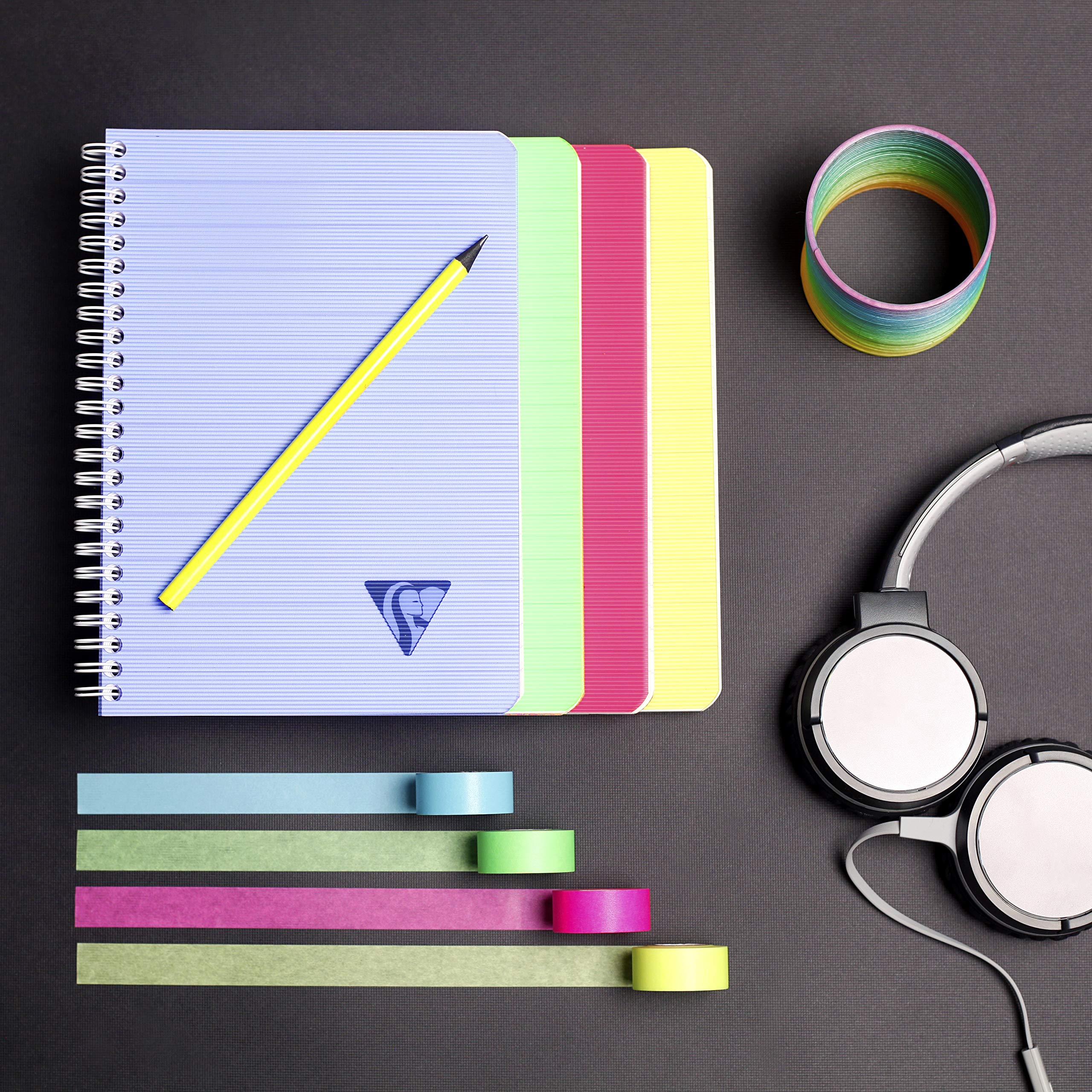 clairefontaine-linicolor-carnet-spirale-a5-180p-petits-carreaux image 4