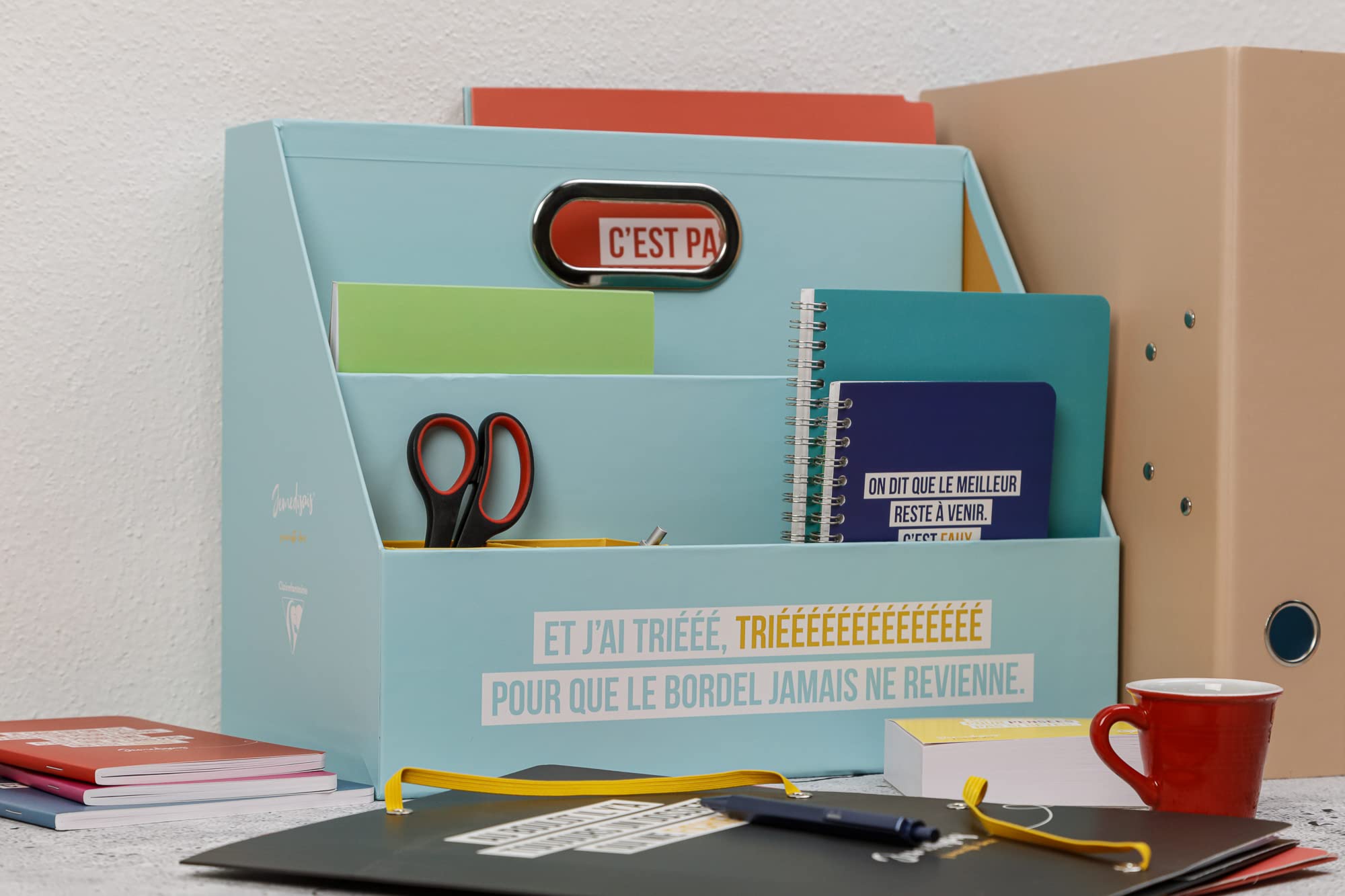clairefontaine-jemedisais-organisateur-bureau-carton-jemedisais-35-5-cm image 5