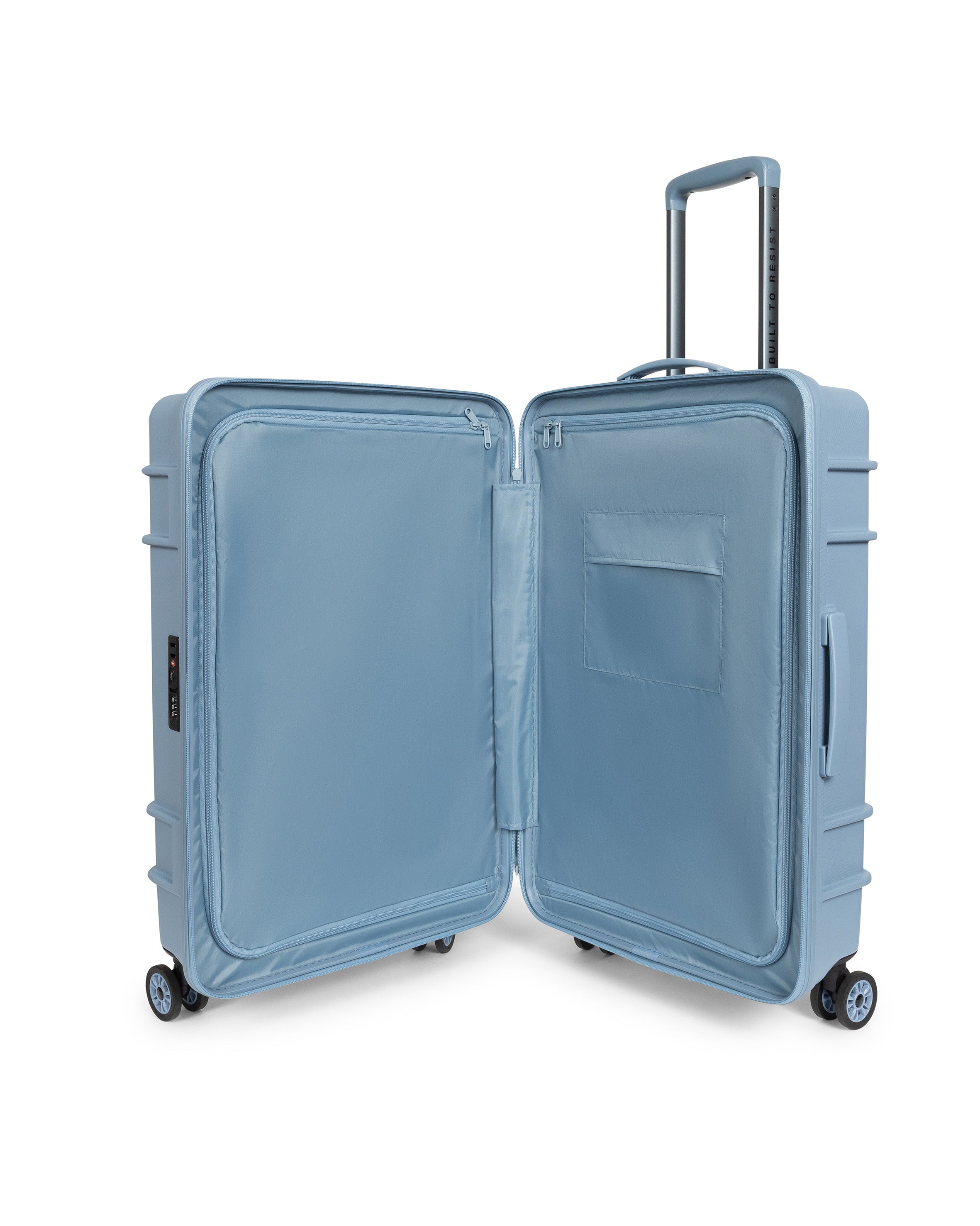 eastpak-resist-r-zip-valise-cabine-rigide-monotone-blue image 2