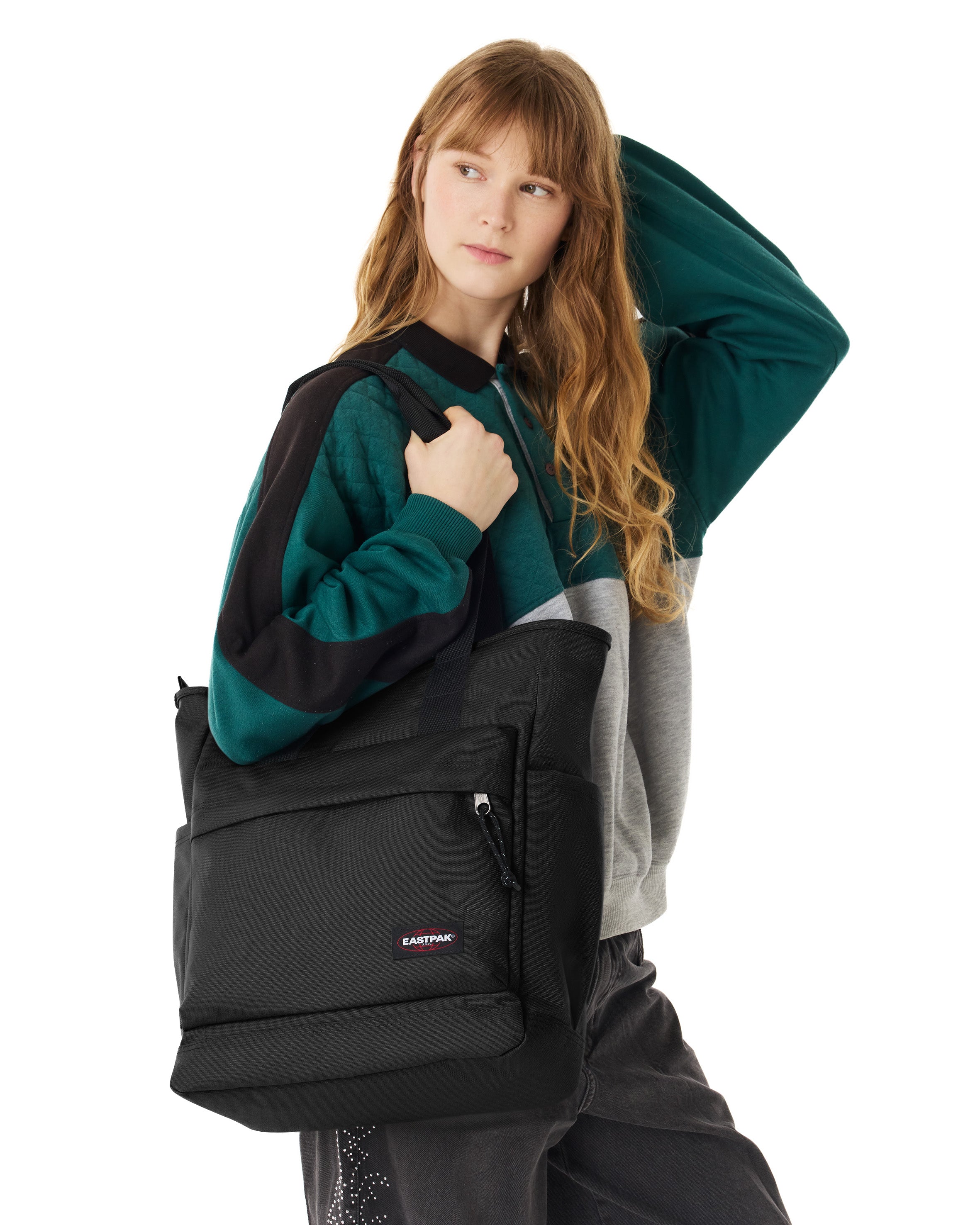 eastpak-tote-pocket-sac-paule-black-16-pouces image 2