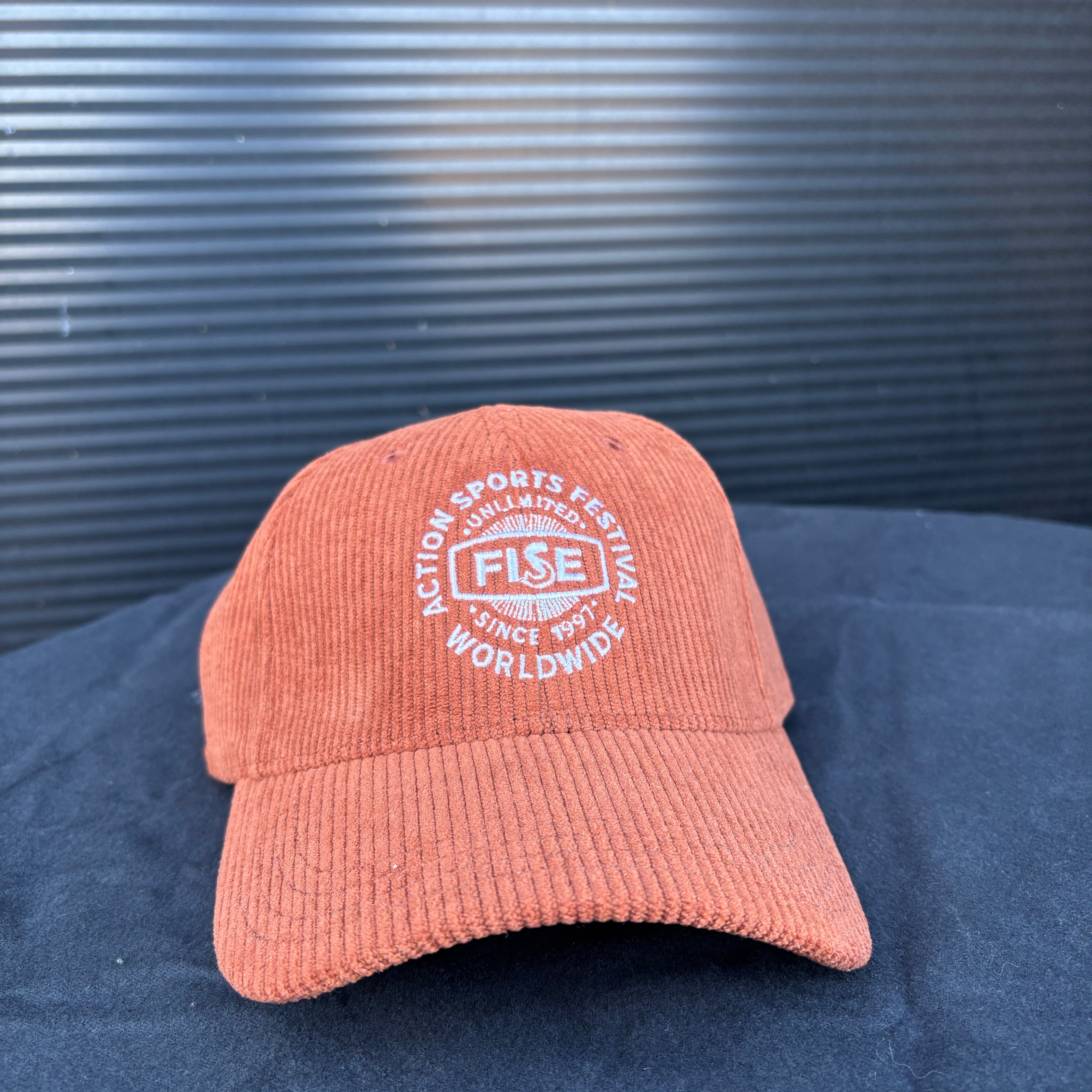 fise-brown-velvet-casquette-velours-marron-r-glable image 1