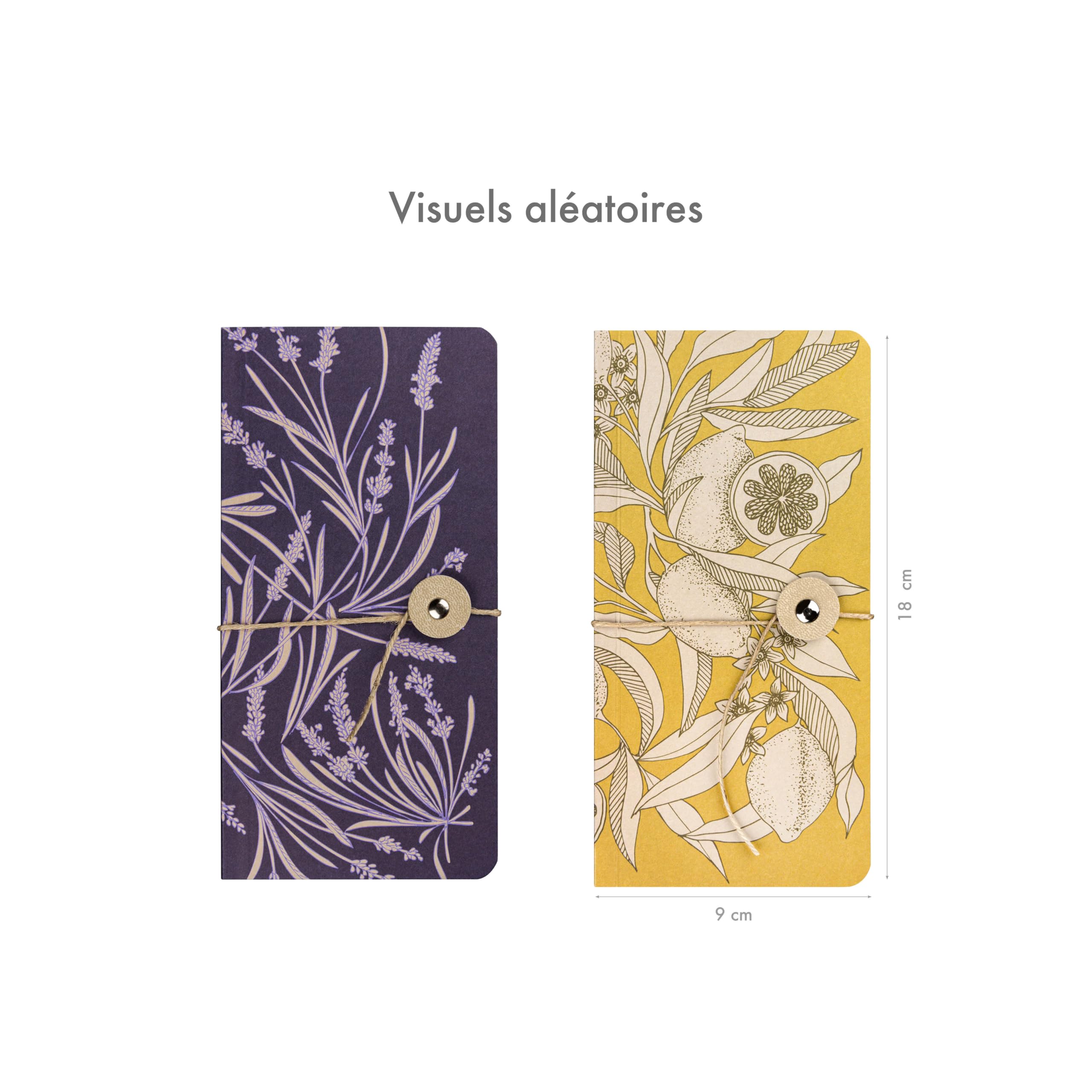 clairefontaine-jardin-des-sens-carnet-slim-9x18-cm-uni-fleurs image 2