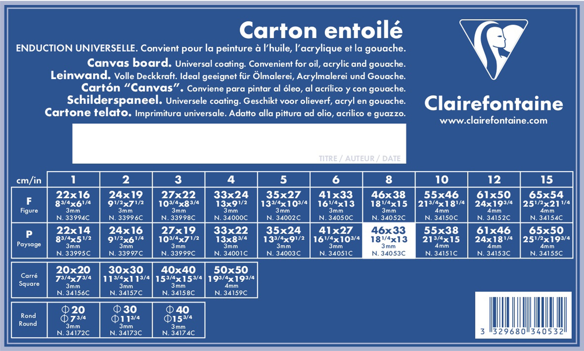 clairefontaine-painton-carton-toil-46x33cm-8p-blanc image 1