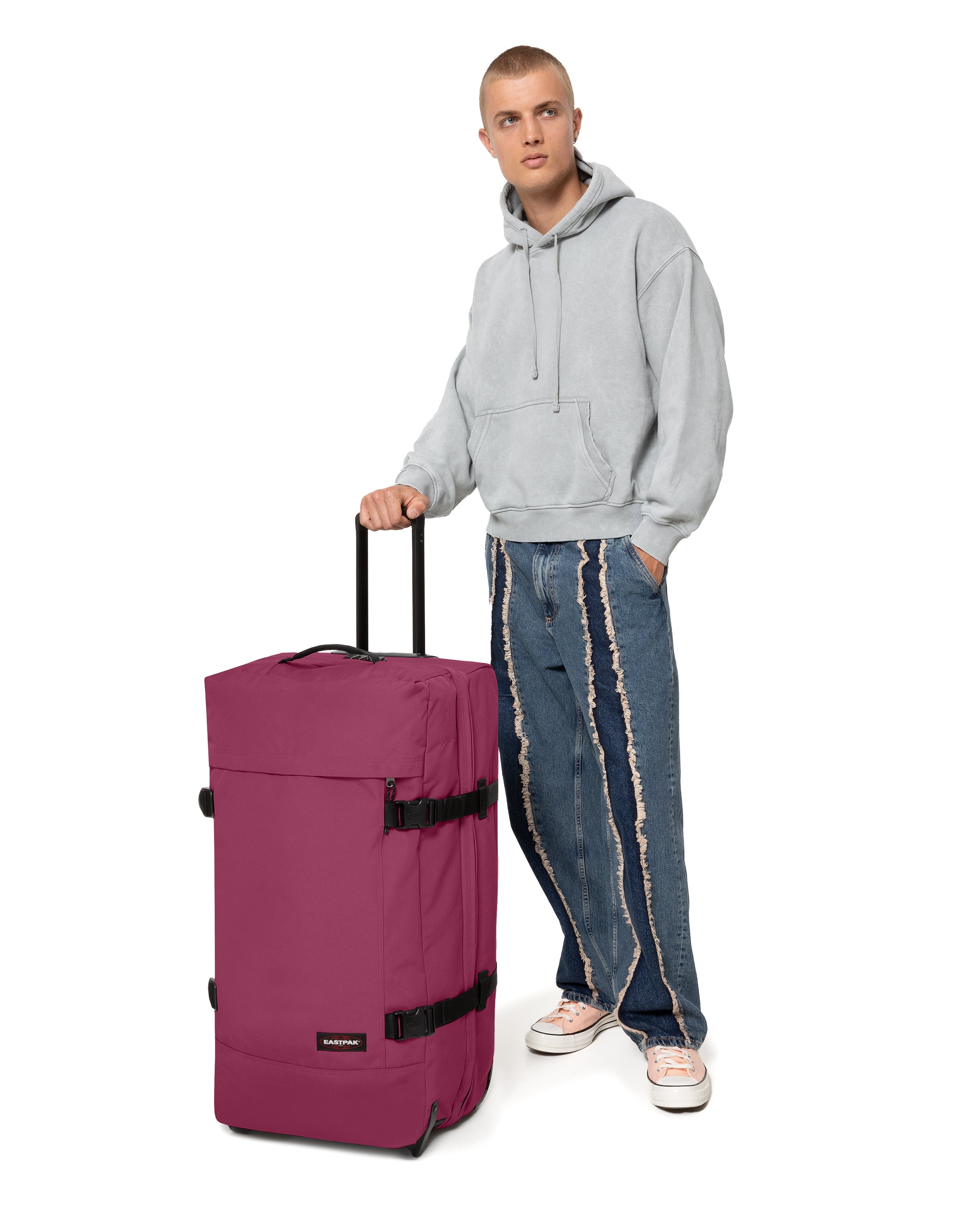 eastpak-tranverz-l-valise-souple-wine-burgundy-79-cm-tsa image 3