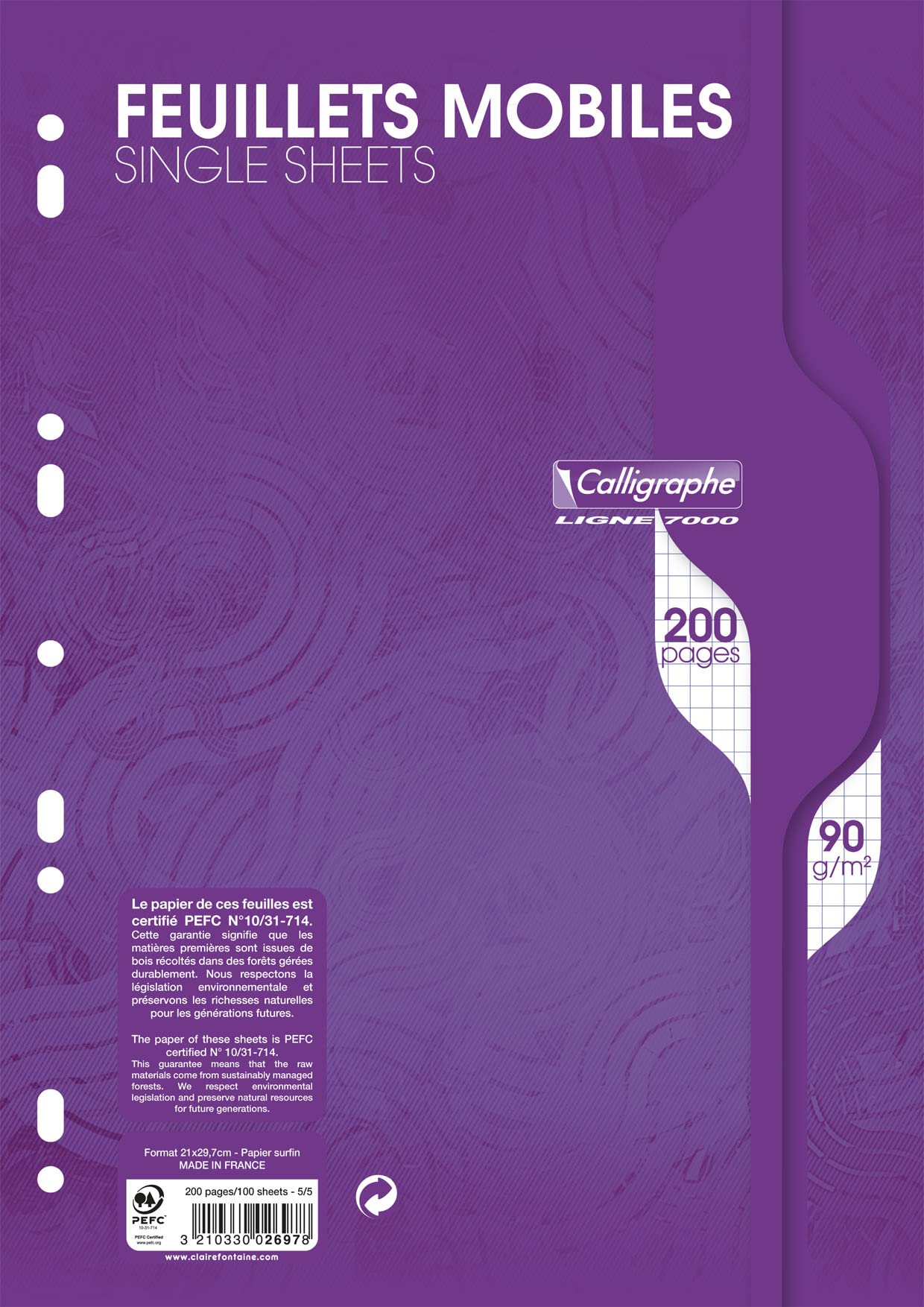 clairefontaine-calligraphe-2396c-feuillets-a4-100p-grands-carreaux image 7