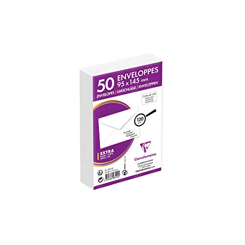 clairefontaine-triomphe-4311c-enveloppes-blanches-95x145-120g-x50 image 6