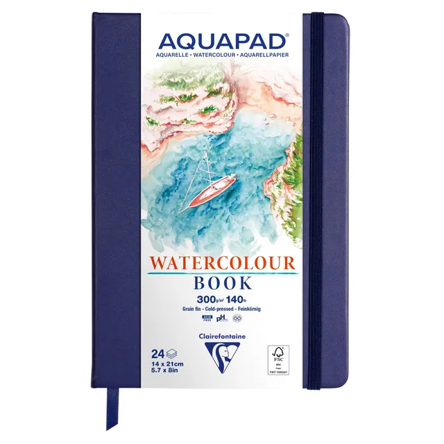 clairefontaine-painton-976111c-carnet-aquarelle-14x21-cm-300g image 1
