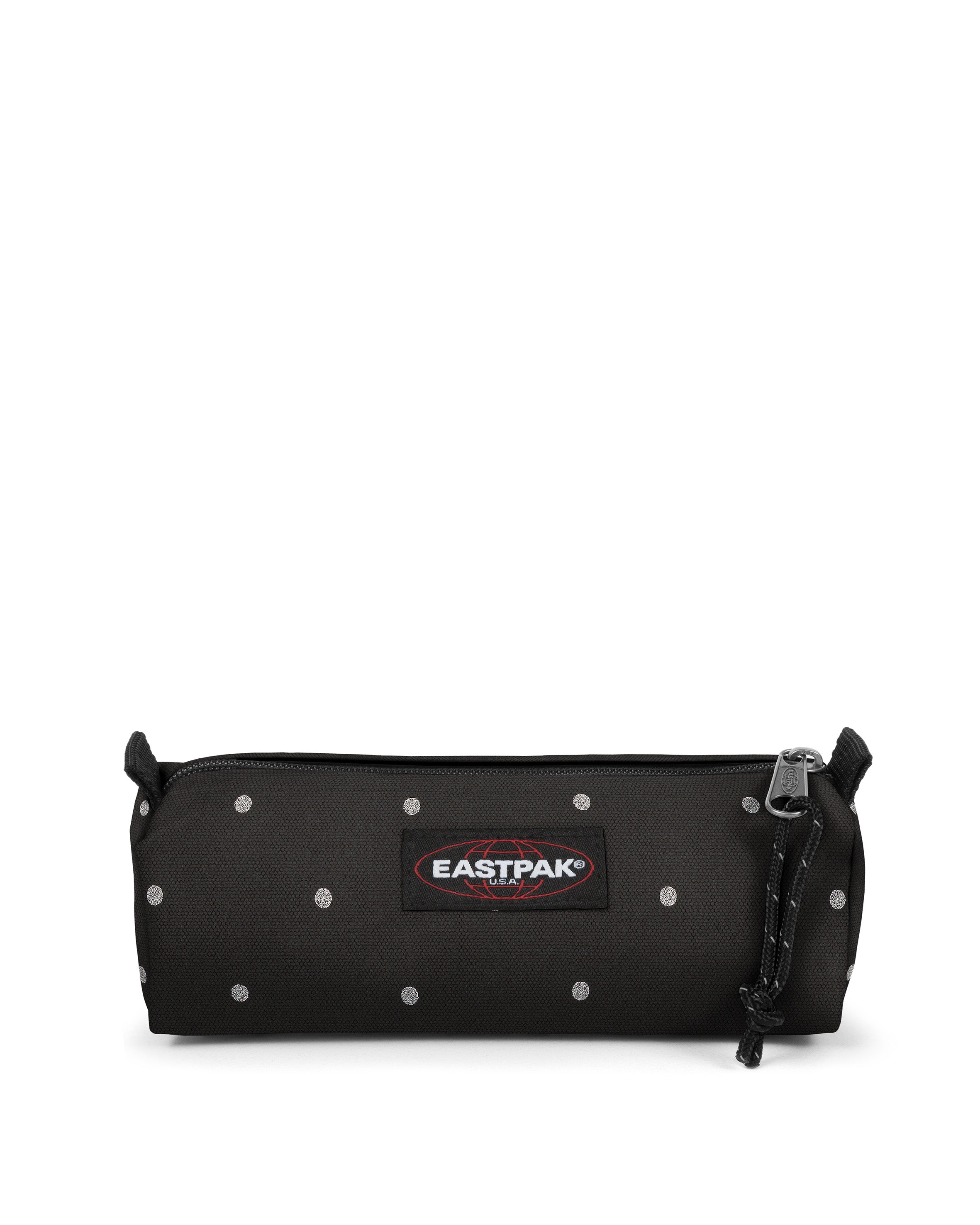 eastpak-benchmark-single-trousse-dots-black-silver-pois image 1