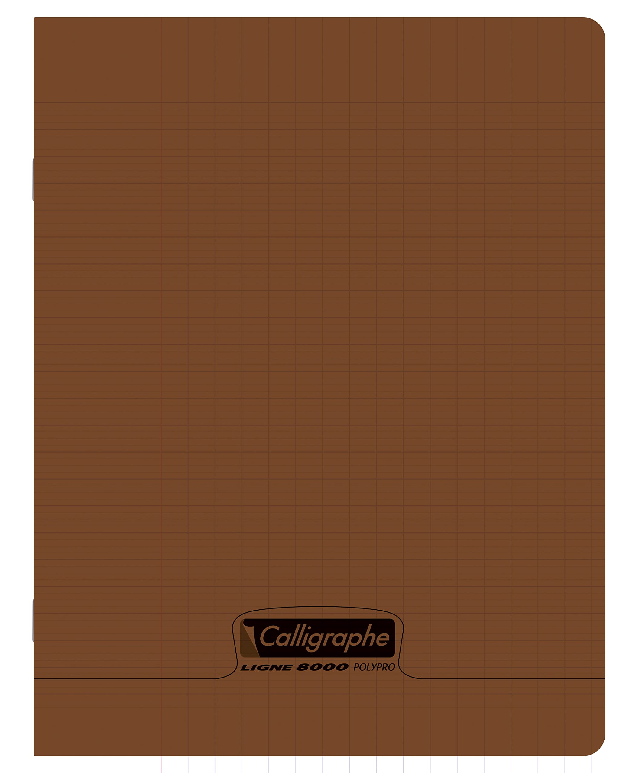 calligraphe-18951c-cahier-agraf-17x22-grands-carreaux-192-pages image 1