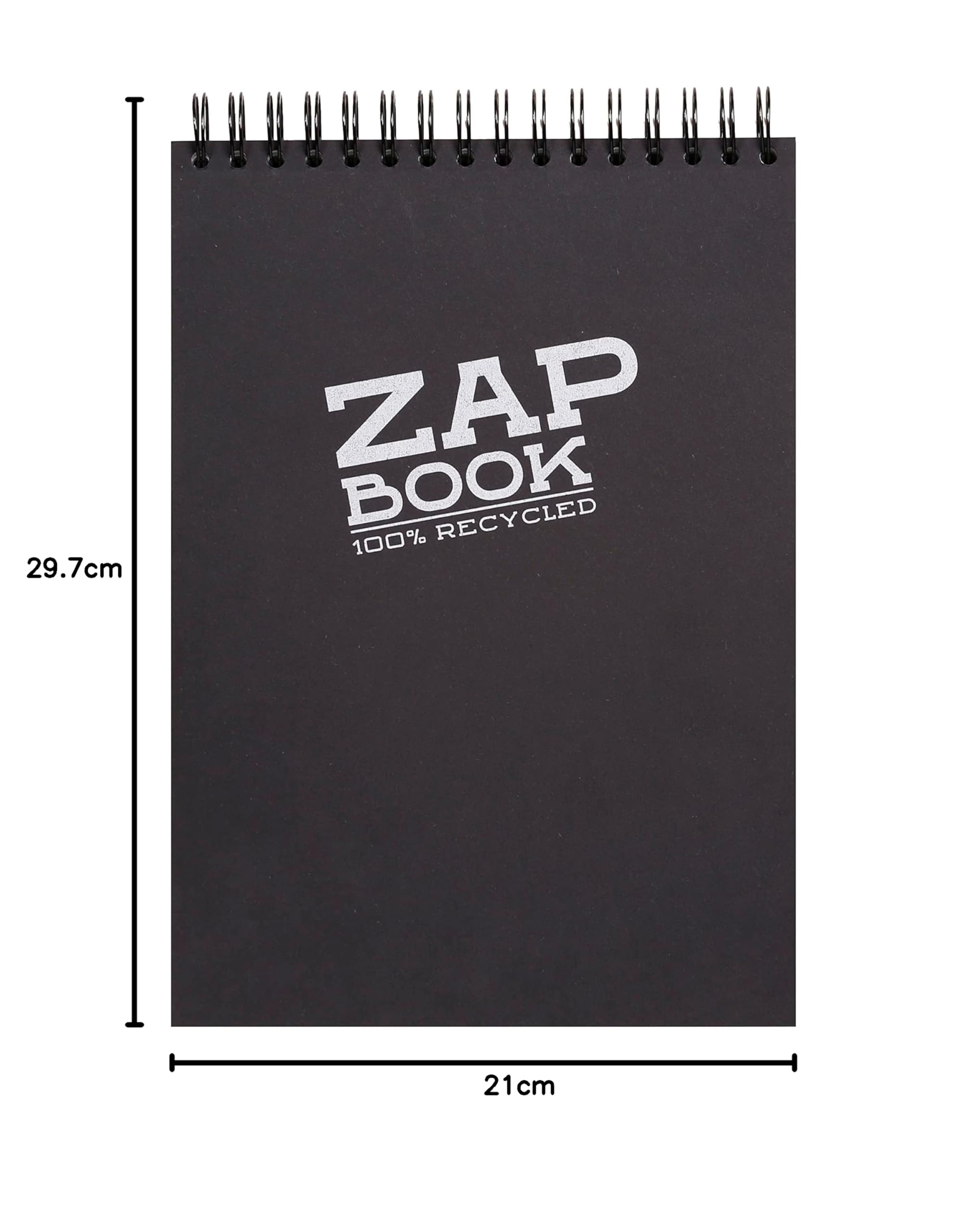 clairefontaine-forever-zap-book-8363c-bloc-croquis-a4-noir-160-feuilles image 8