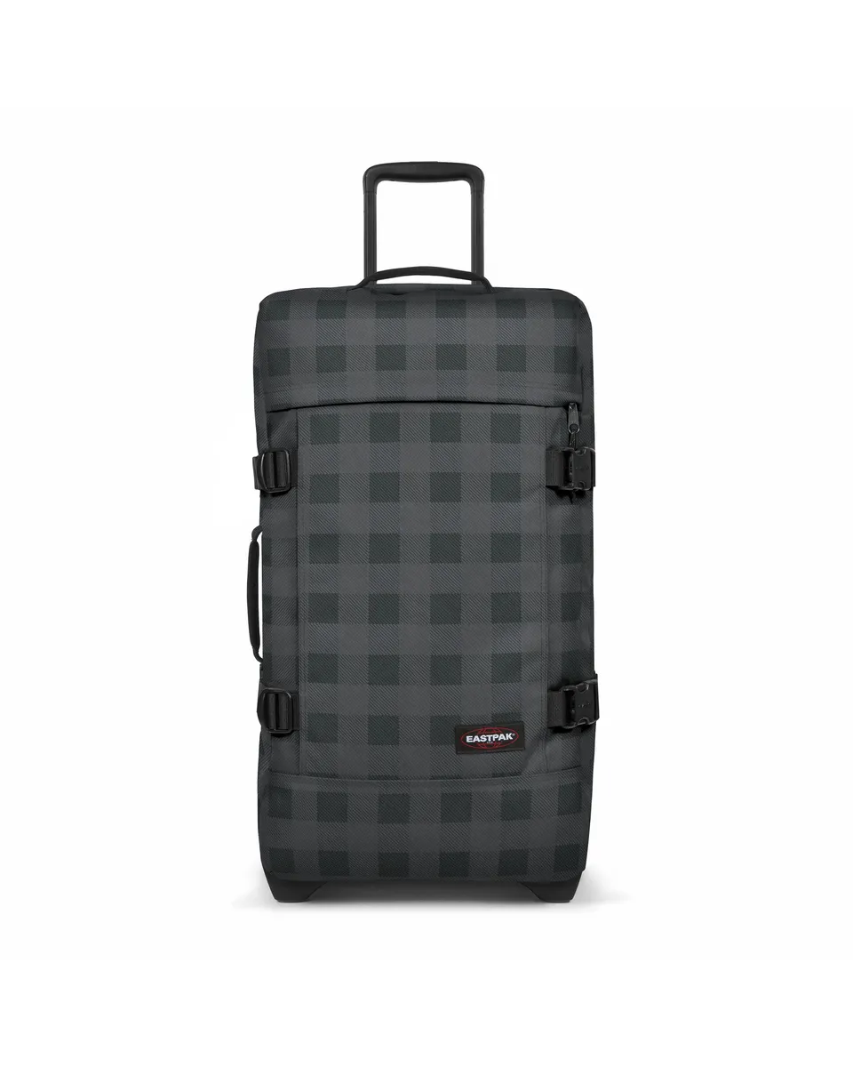 eastpak-tranverz-m-valise-souple-moyenne-checker-grey-cadenas-tsa image 1