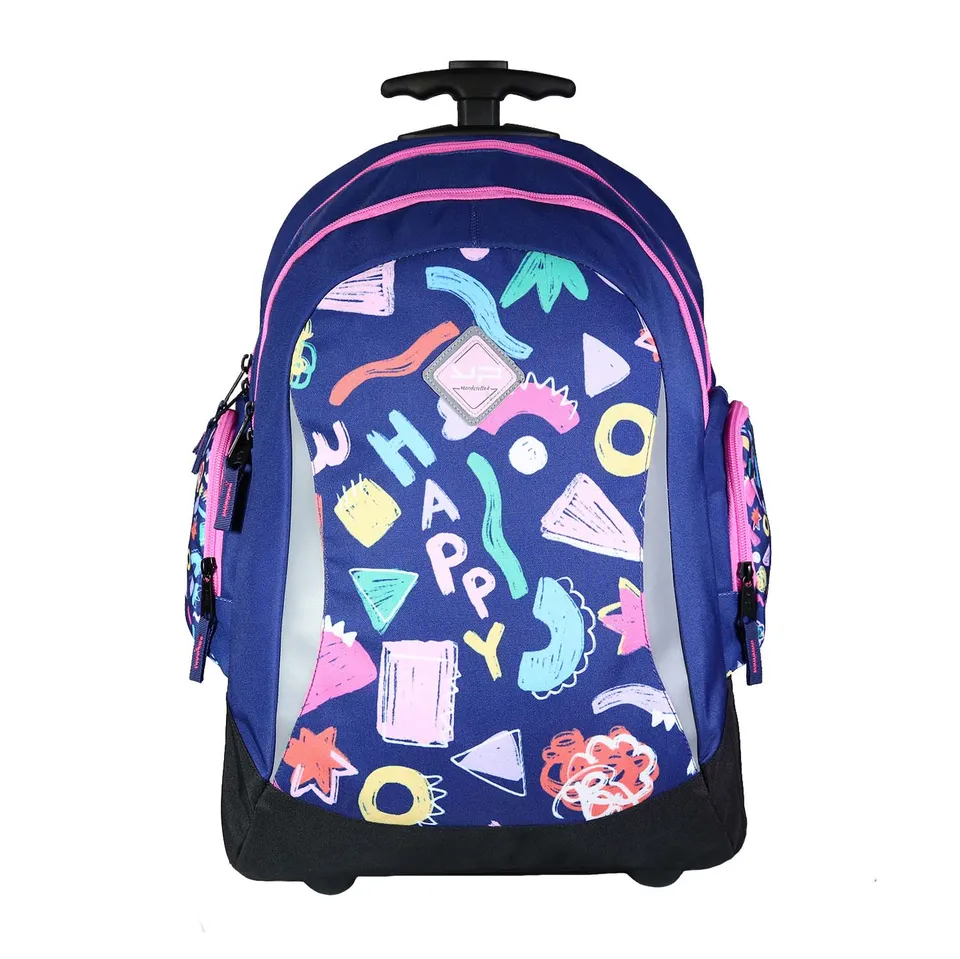 bodypack-doodle-sac-dos-roulettes-multicolore-2-compartiments image 1