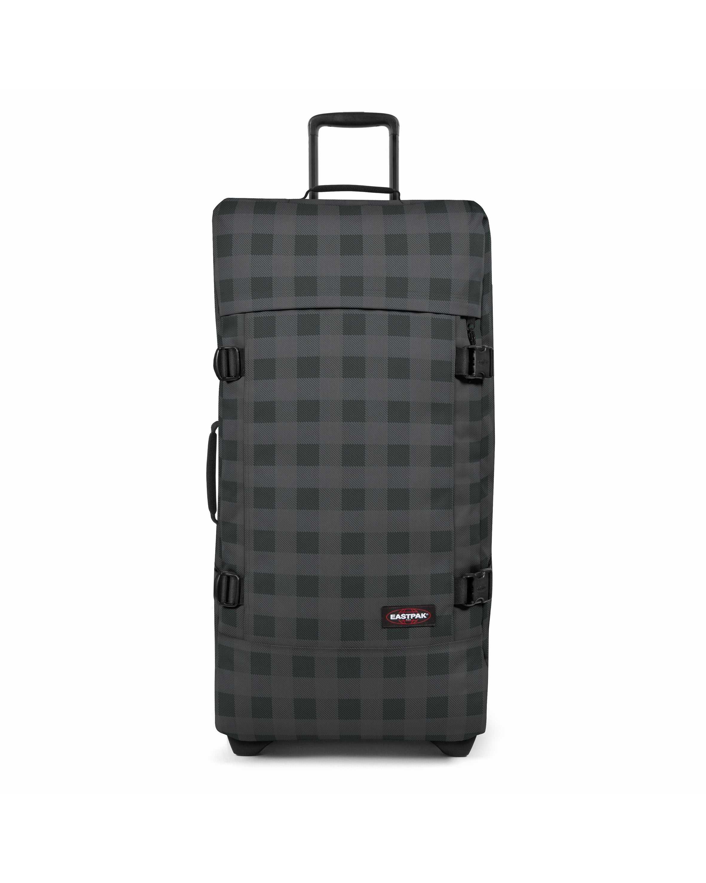 eastpak-tranverz-l-valise-checker-grey-grand-2-roues image 1