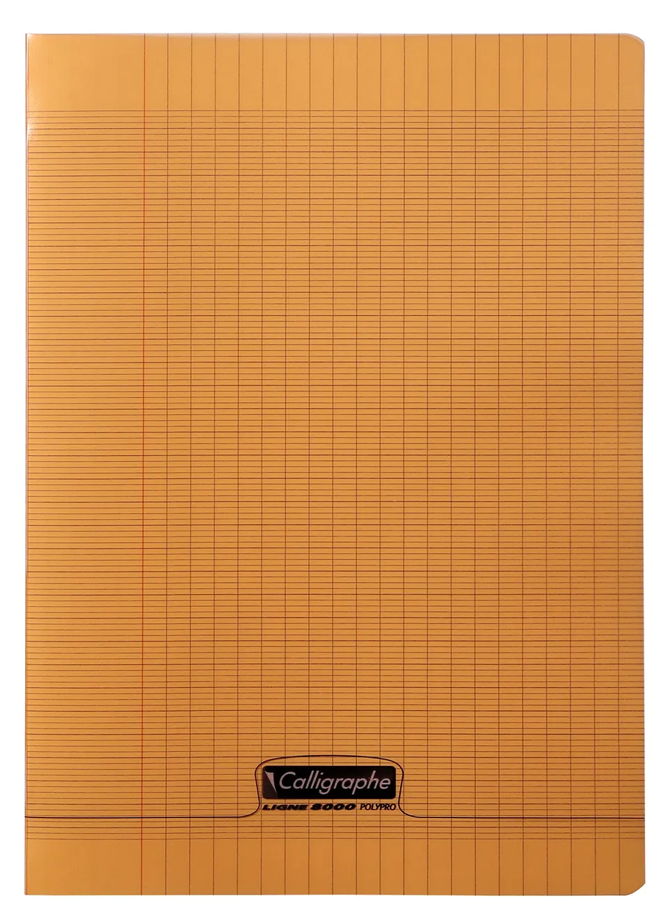 calligraphe-cahier-agraf-orange-a4-48-pages-grands-carreaux-90g image 1